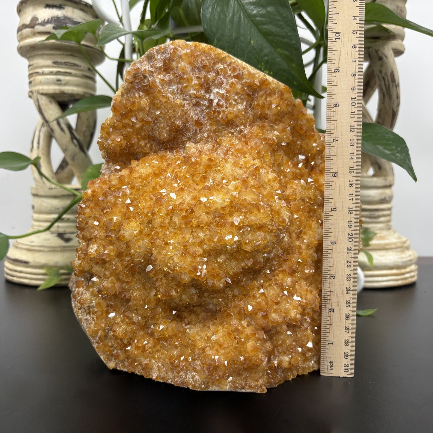 Natural Citrine Crystal Geode - Gem Avenue