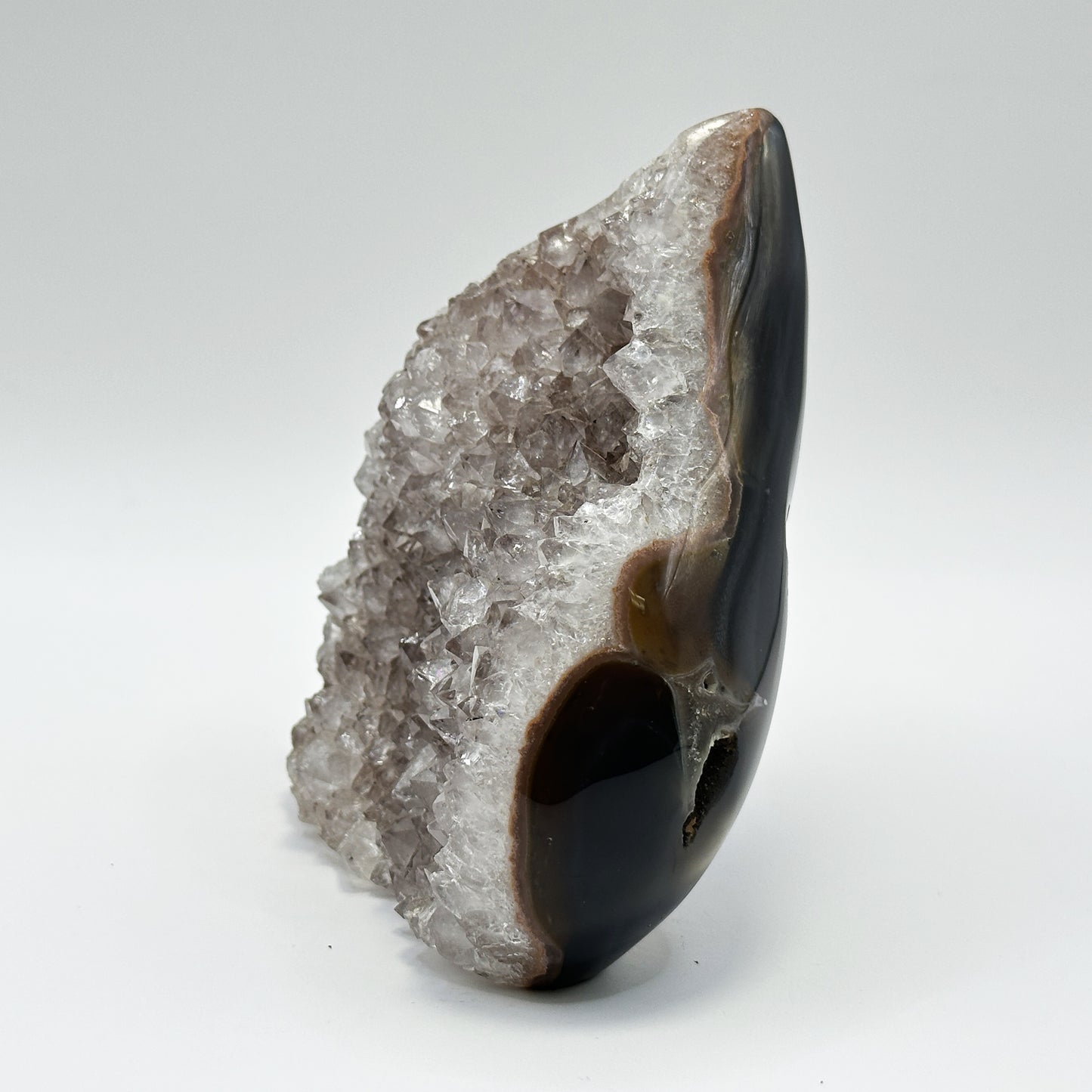 Natural Quartz Cut Base Geode - Gem Avenue