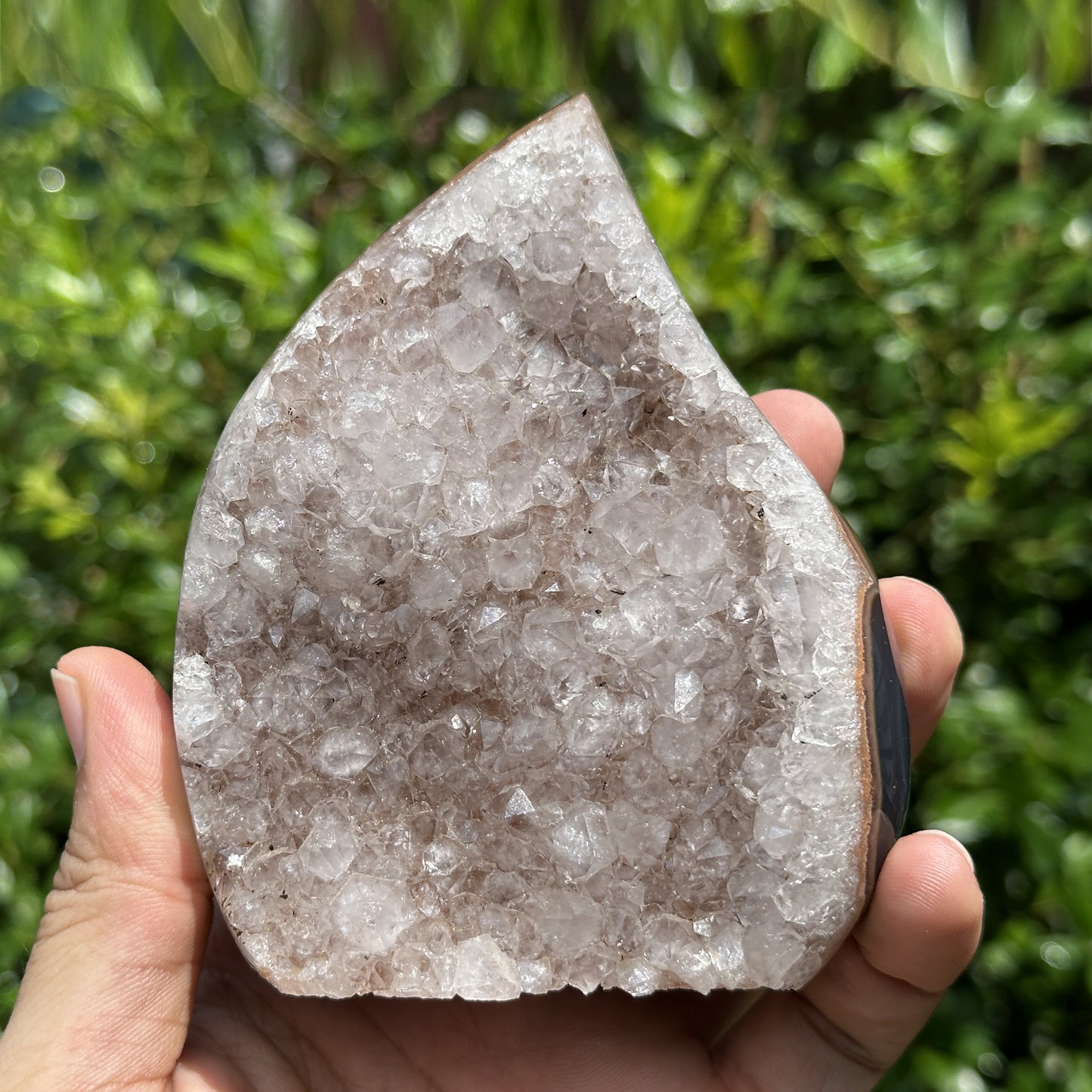 Natural Quartz Cut Base Geode - Gem Avenue