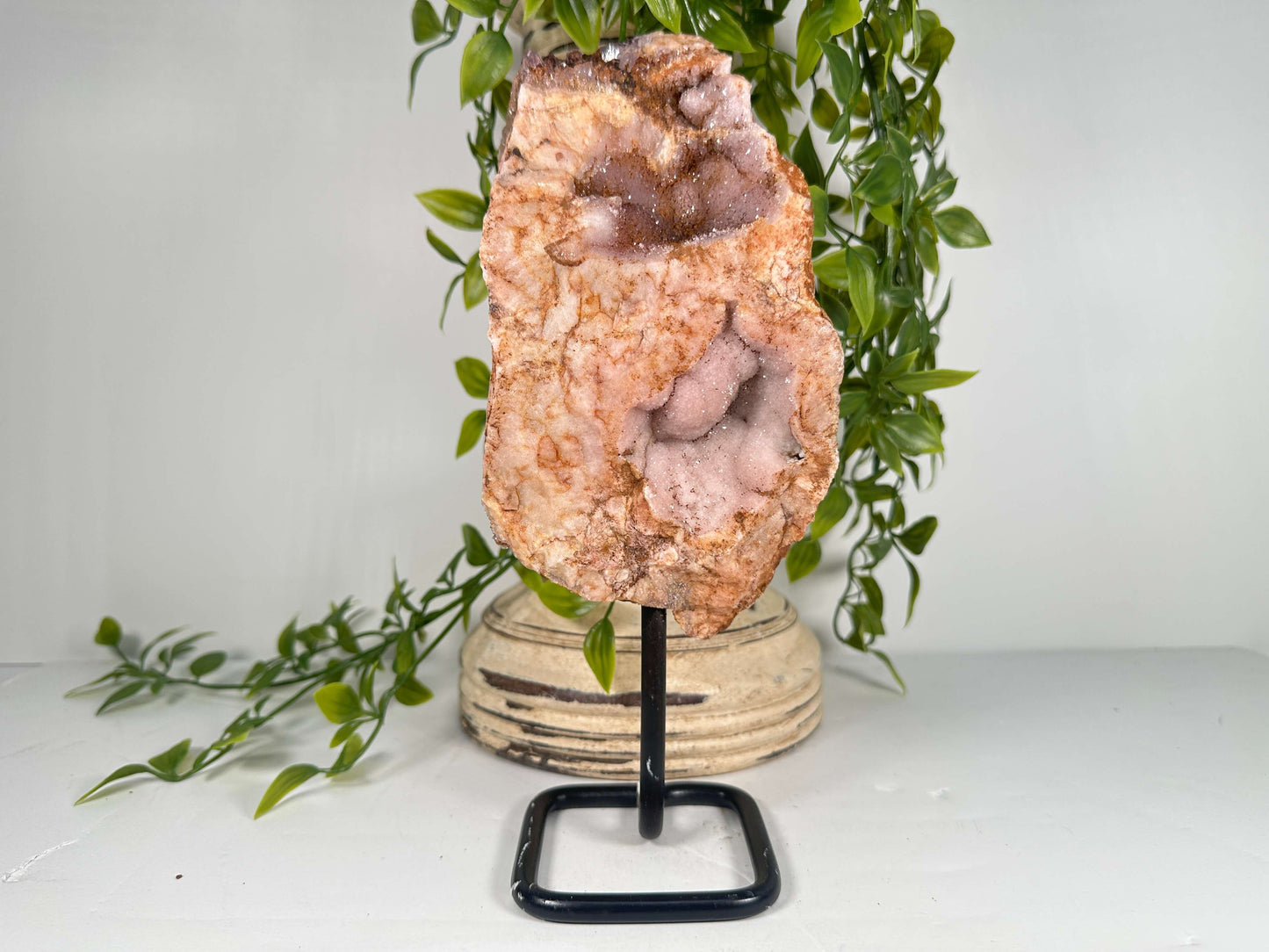 Natural Pink Amethyst Geode - Gem Avenue