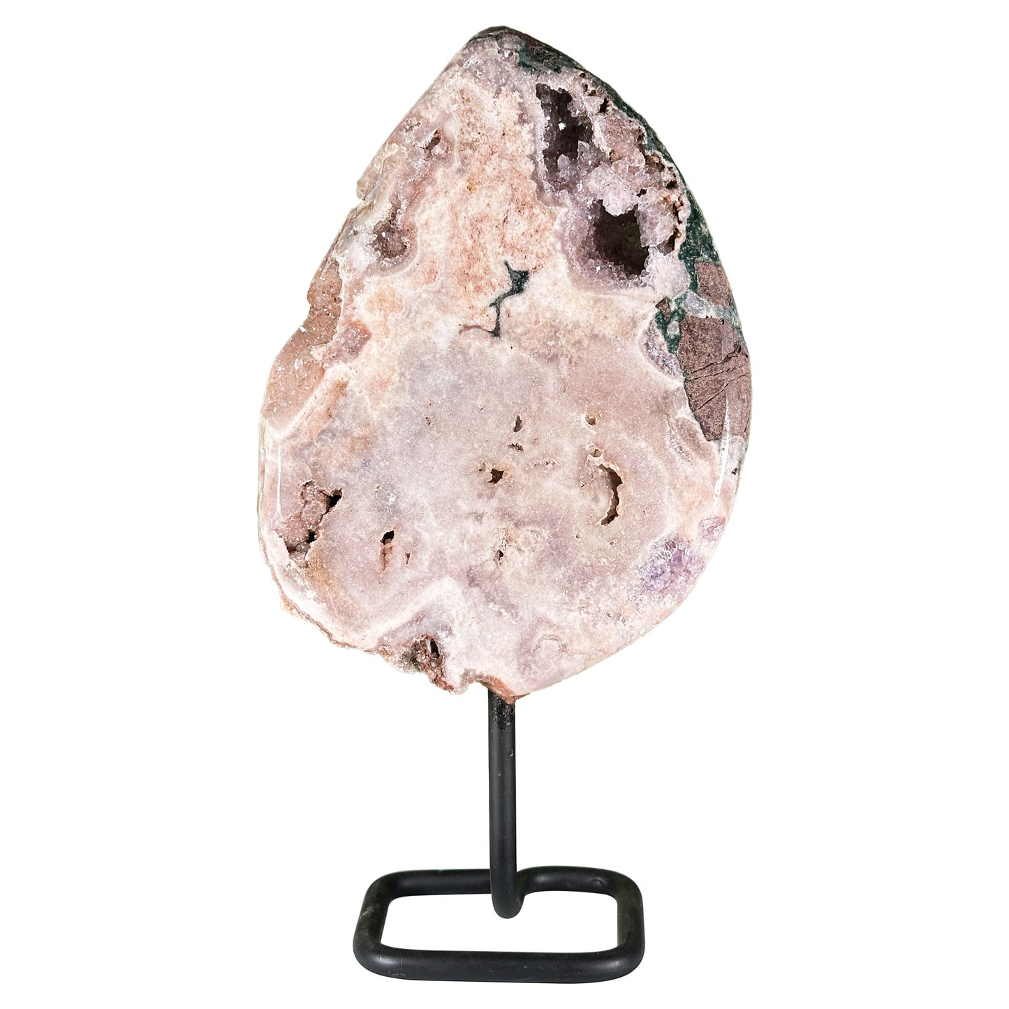 Pink Amethyst Crystal Geode - Gem Avenue Store
