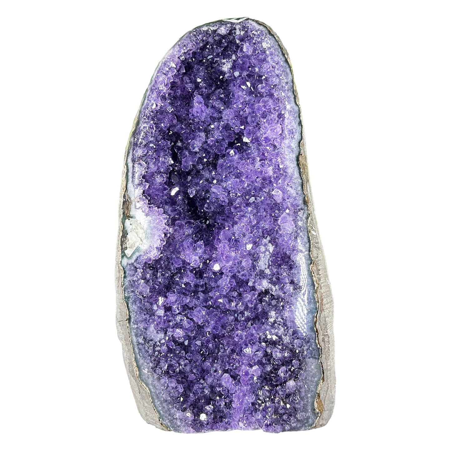 Natural Purple Amethyst Crystal Geode - Gem Avenue Retail
