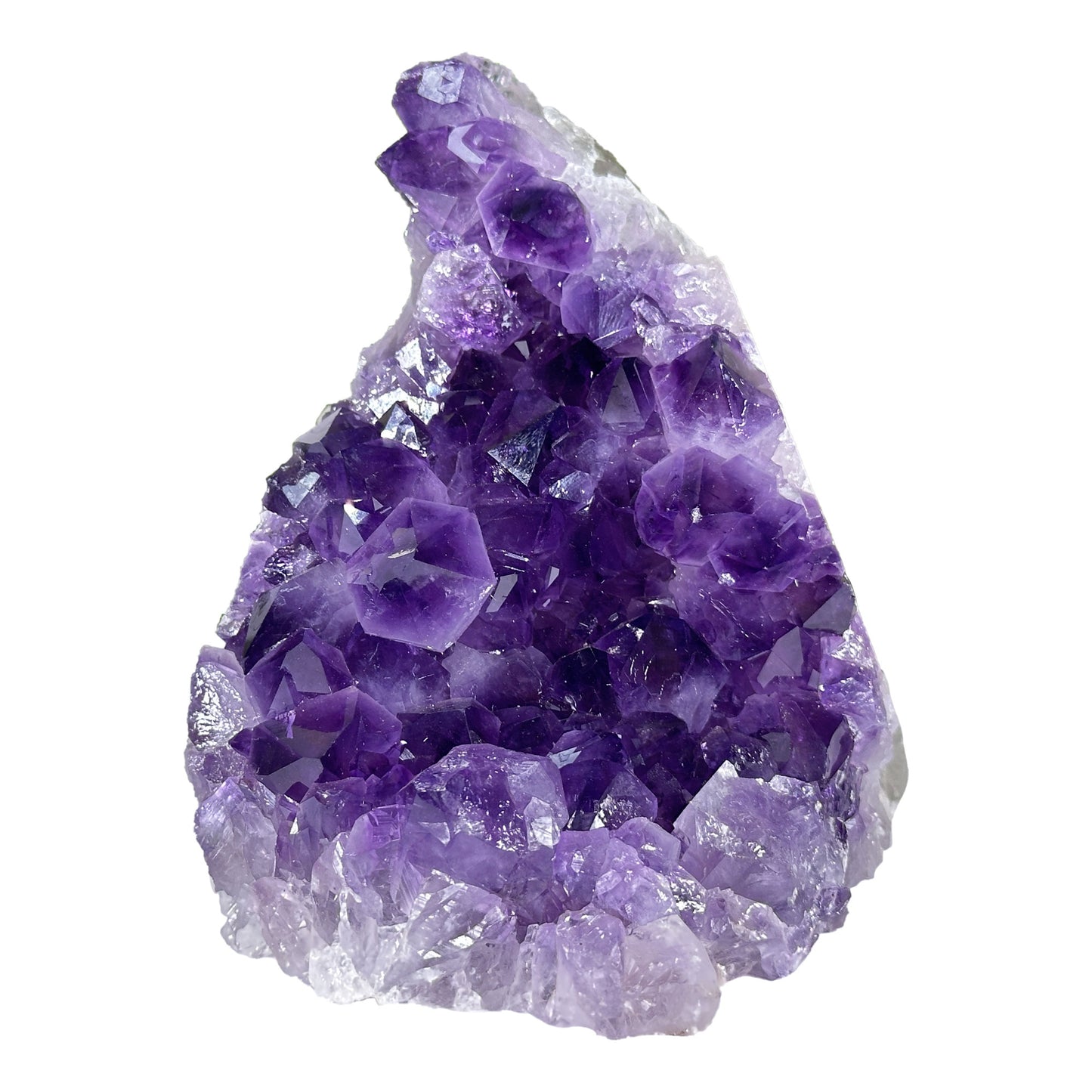 Natural Deep Purple Amethyst Crystal Geode - Gem Avenue Retail