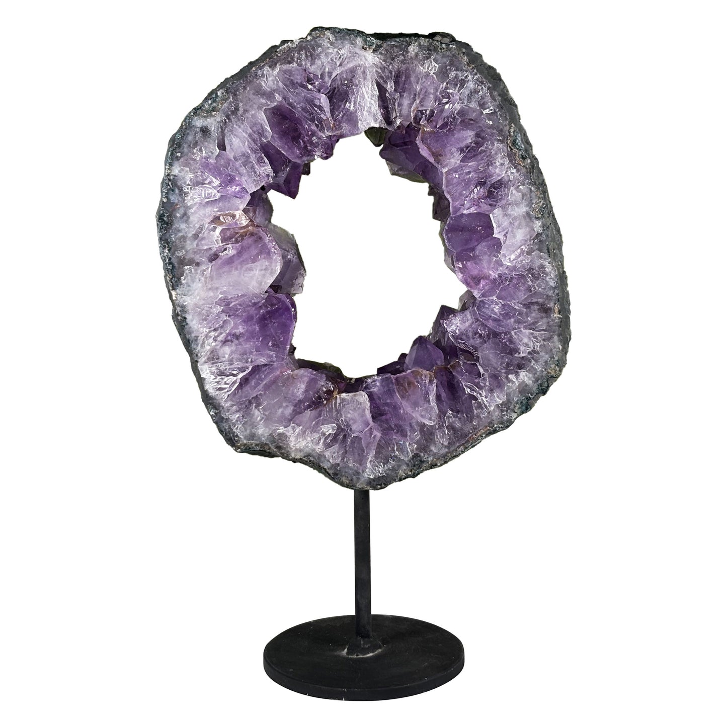 Natural Amethyst Crystal Geode - Gem Avenue Retail