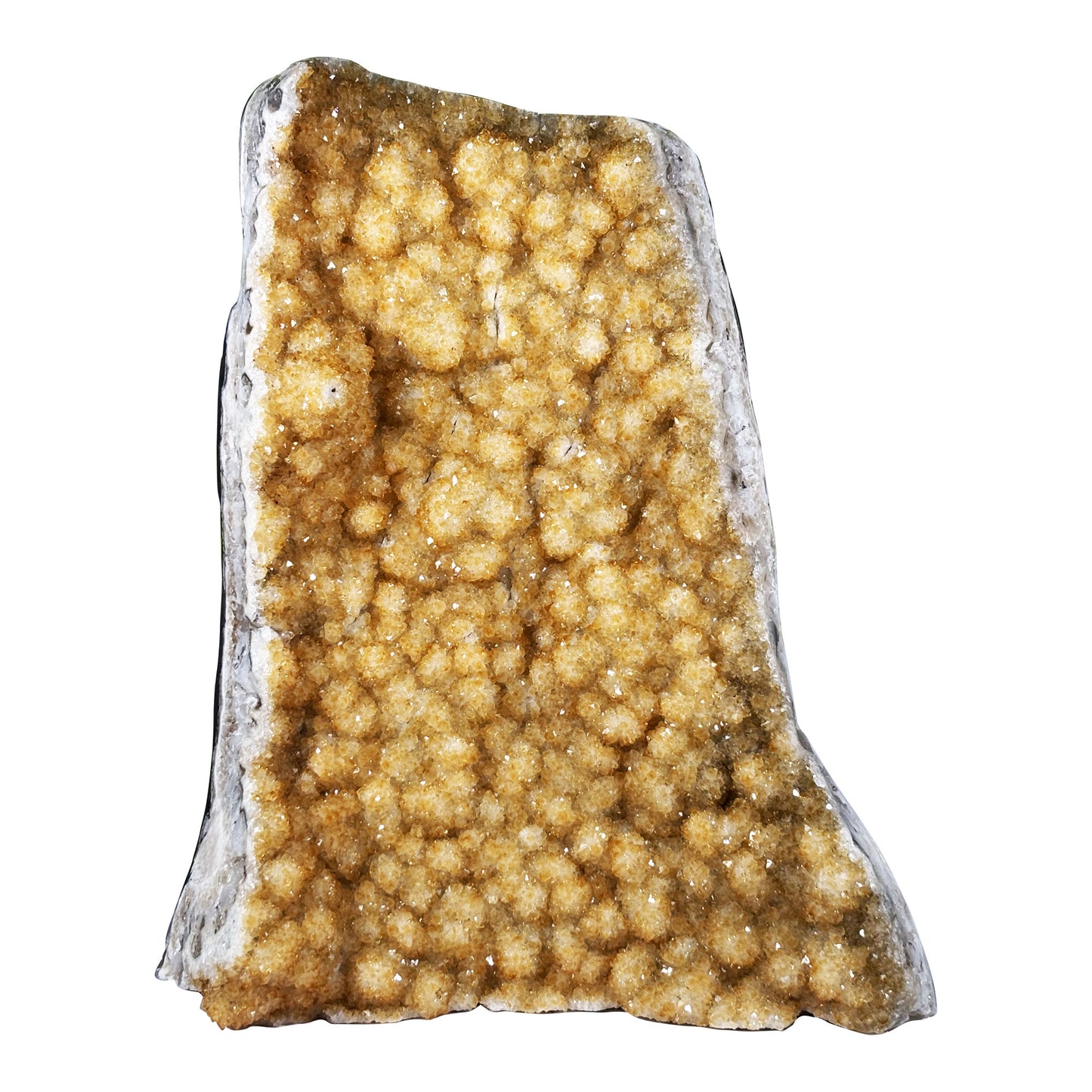 Natural Citrine Crystal Geode - Gem Avenue Retail