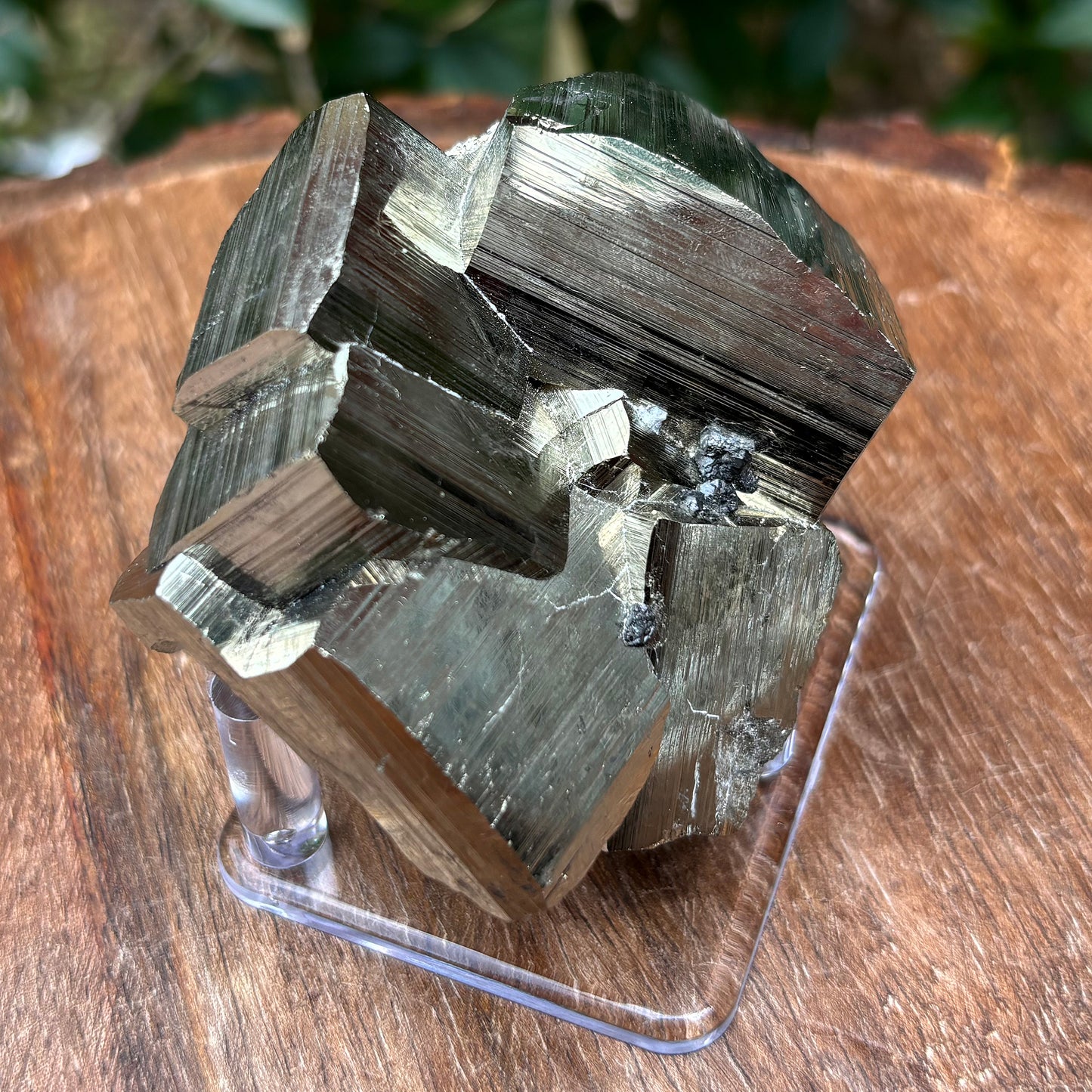 Natural Pyrite Crystal Cluster Cubic Mineral Specimen