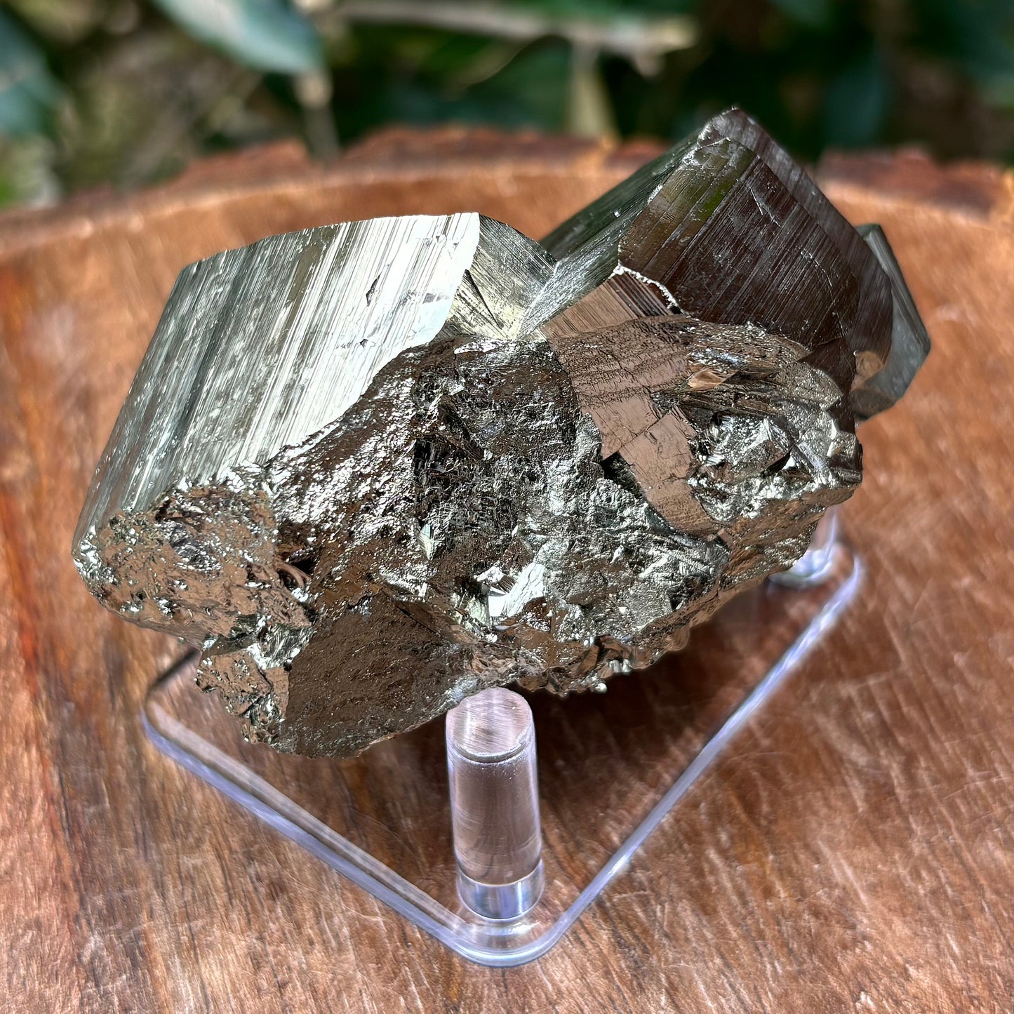 Natural Pyrite Crystal Cluster Cubic Mineral Specimen