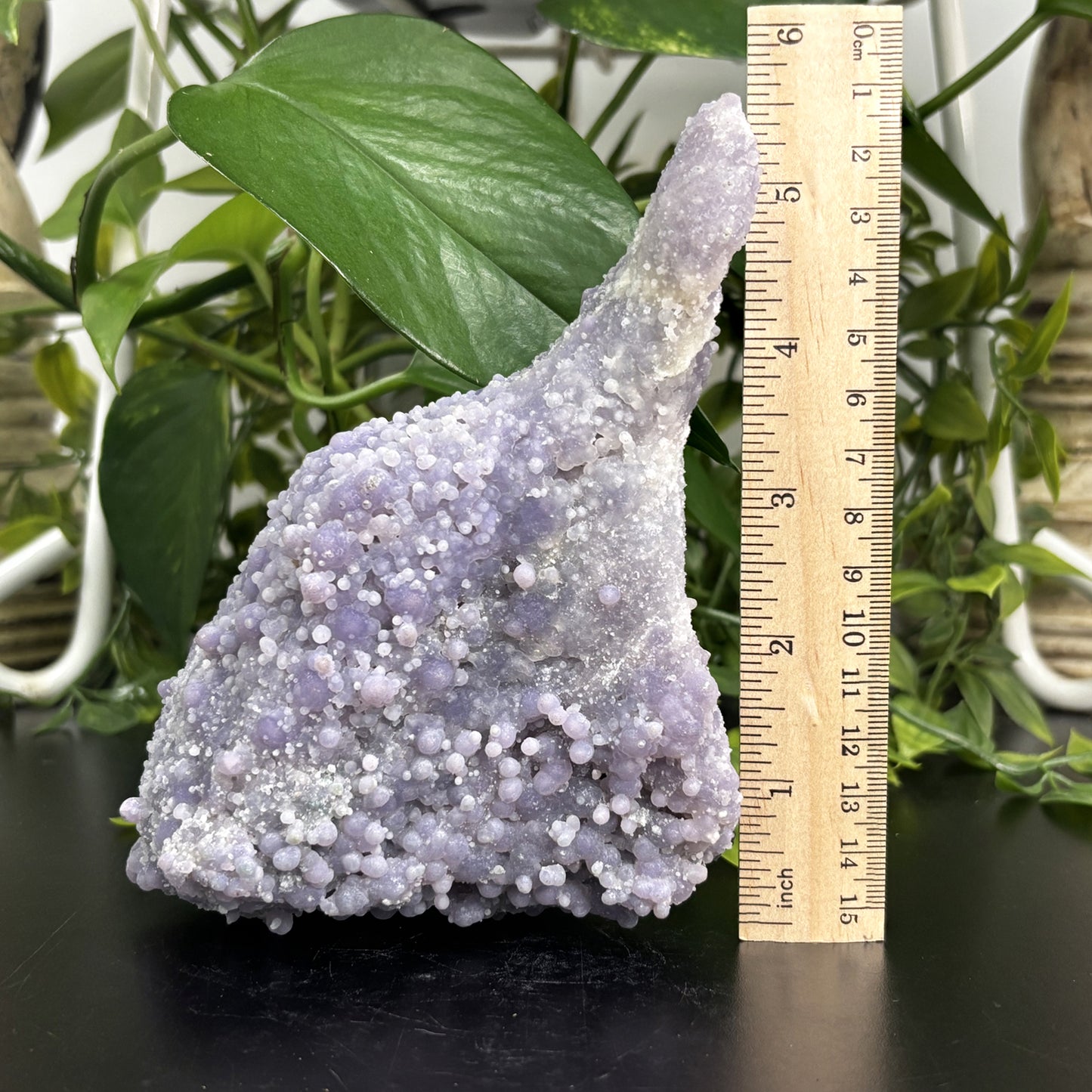 Natural Grape Agate Crystal Gemstone Mineral Specimen – Unique Botryoidal Formation for Healing, Meditation & Energy Work - RMI730