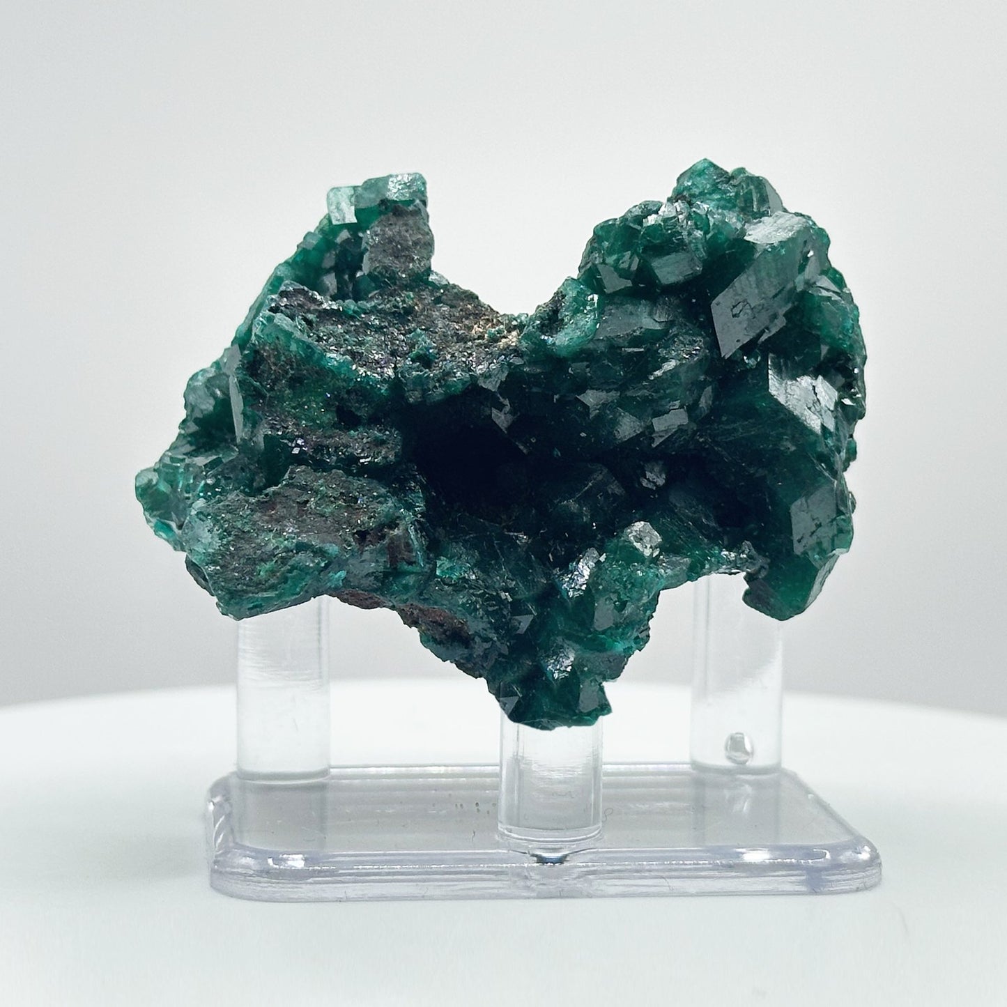 Natural Green Dioptase Crystal Mineral Specimen - Gem Avenue