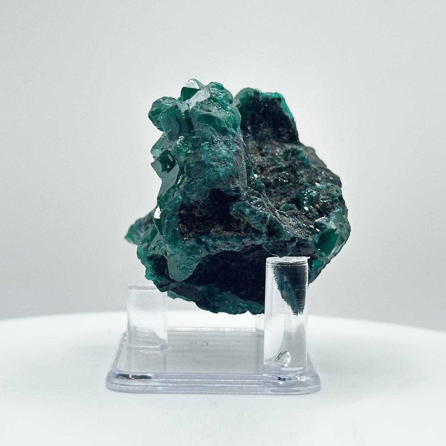Natural Green Dioptase Crystal Mineral Specimen - Gem Avenue