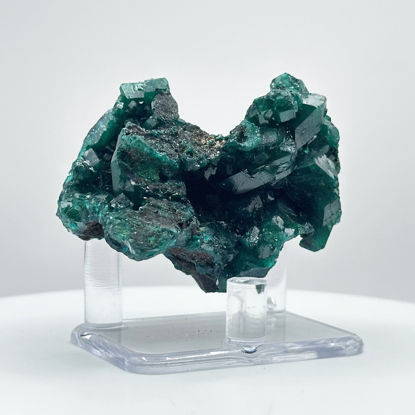 Natural Green Dioptase Crystal Mineral Specimen - Gem Avenue