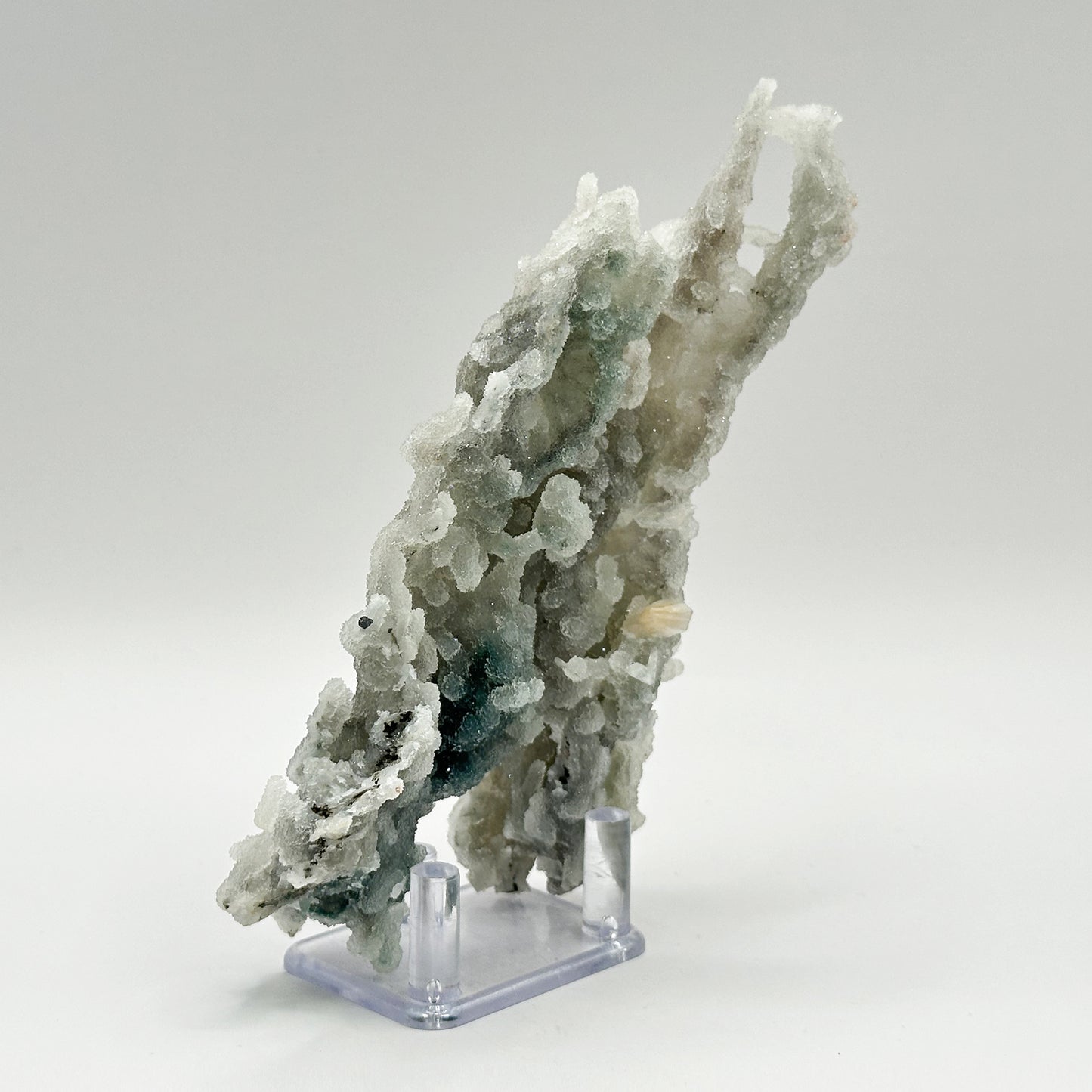 3.5" Natural Apophyllite Stilbite Mineral Specimen from India Rare Healing Crystal Cluster for Meditation, Energy Work & Collectors RMI763