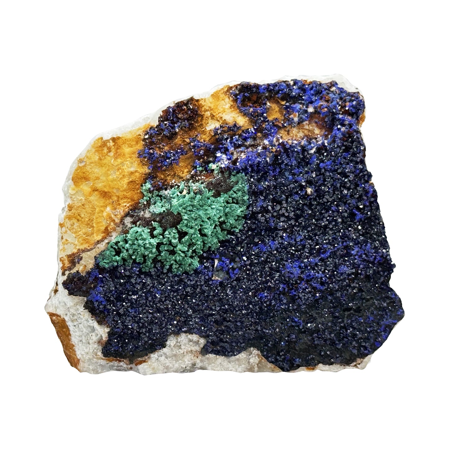 Natural Azurite Malachite Mineral Specimen - Gem Avenue