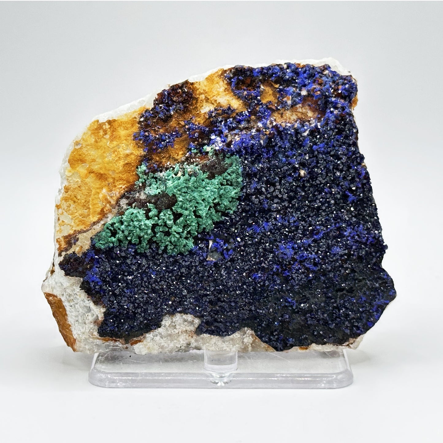 Natural Azurite Malachite Mineral Specimen - Gem Avenue