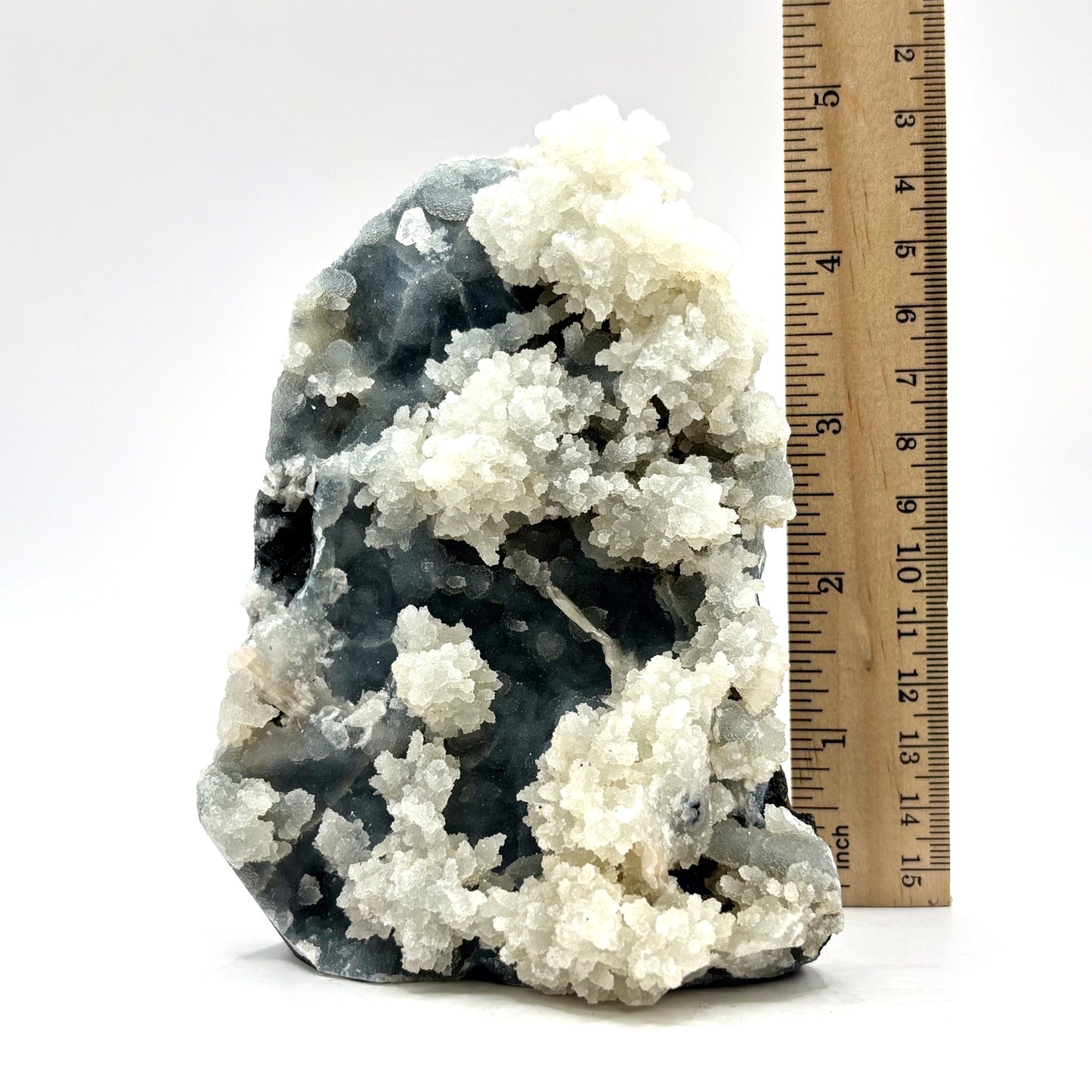 Natural Chalcedony With Stilbite Mineral Specimen - Gem Avenue