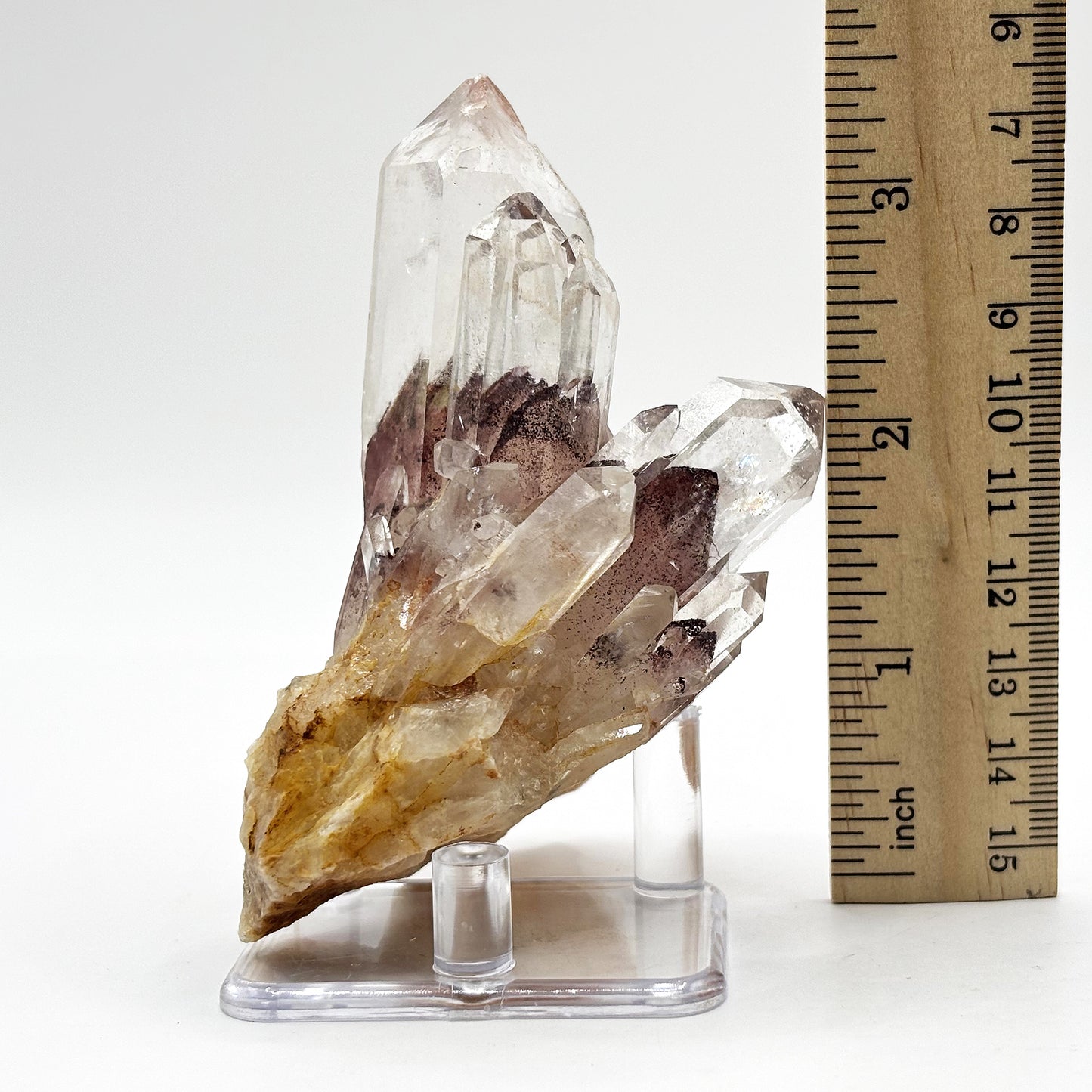 Natural Phantom Quartz Mineral Specimen Rare Healing Crystal Stone with Unique Inclusions for Meditation, Energy Work, Collectors & Home Decor Display - RMI808