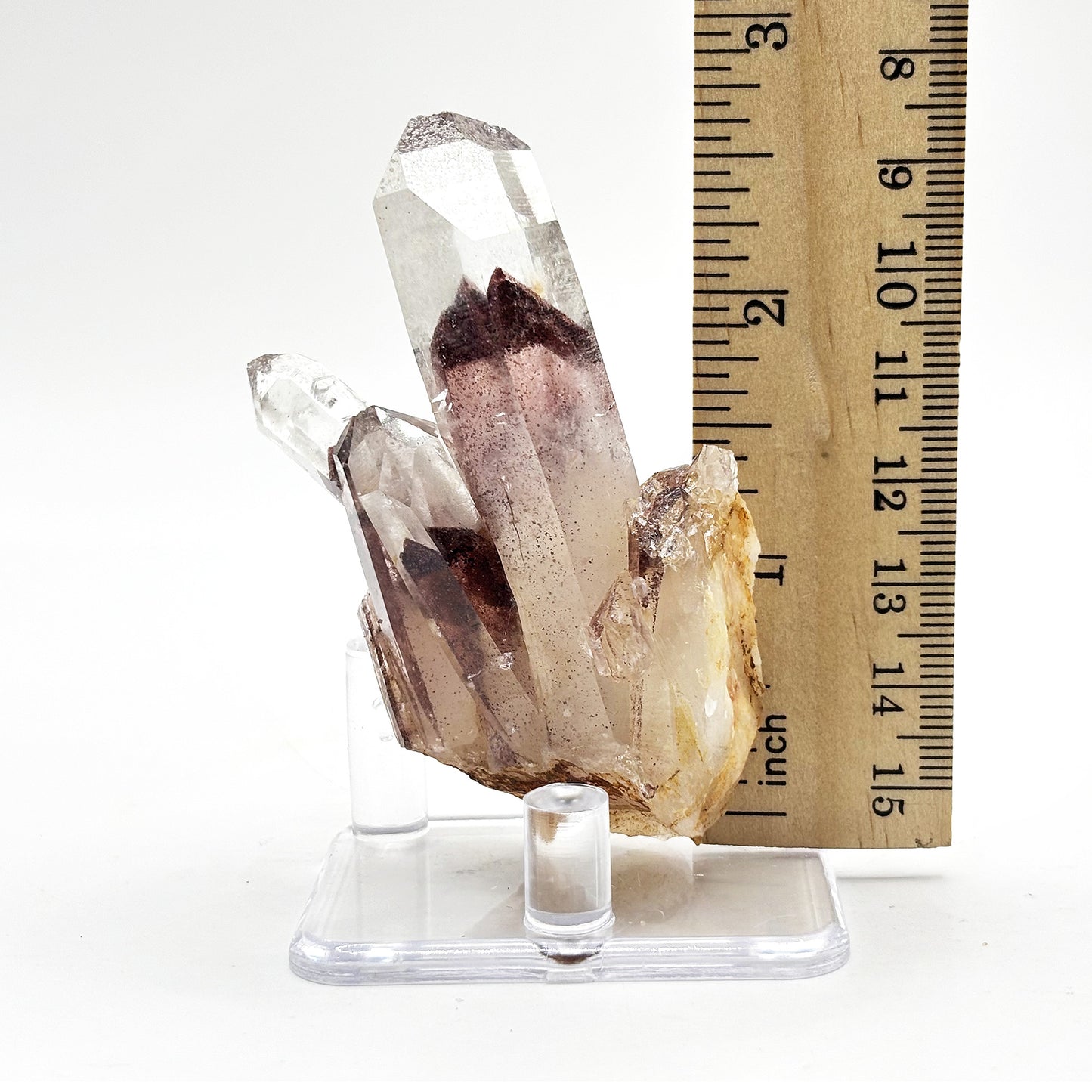 Natural Phantom Quartz Mineral Specimen Unique Healing Crystal Stone with Rare Inclusions for Meditation, Energy Work, Collectors & Home Decor Display - RMI810