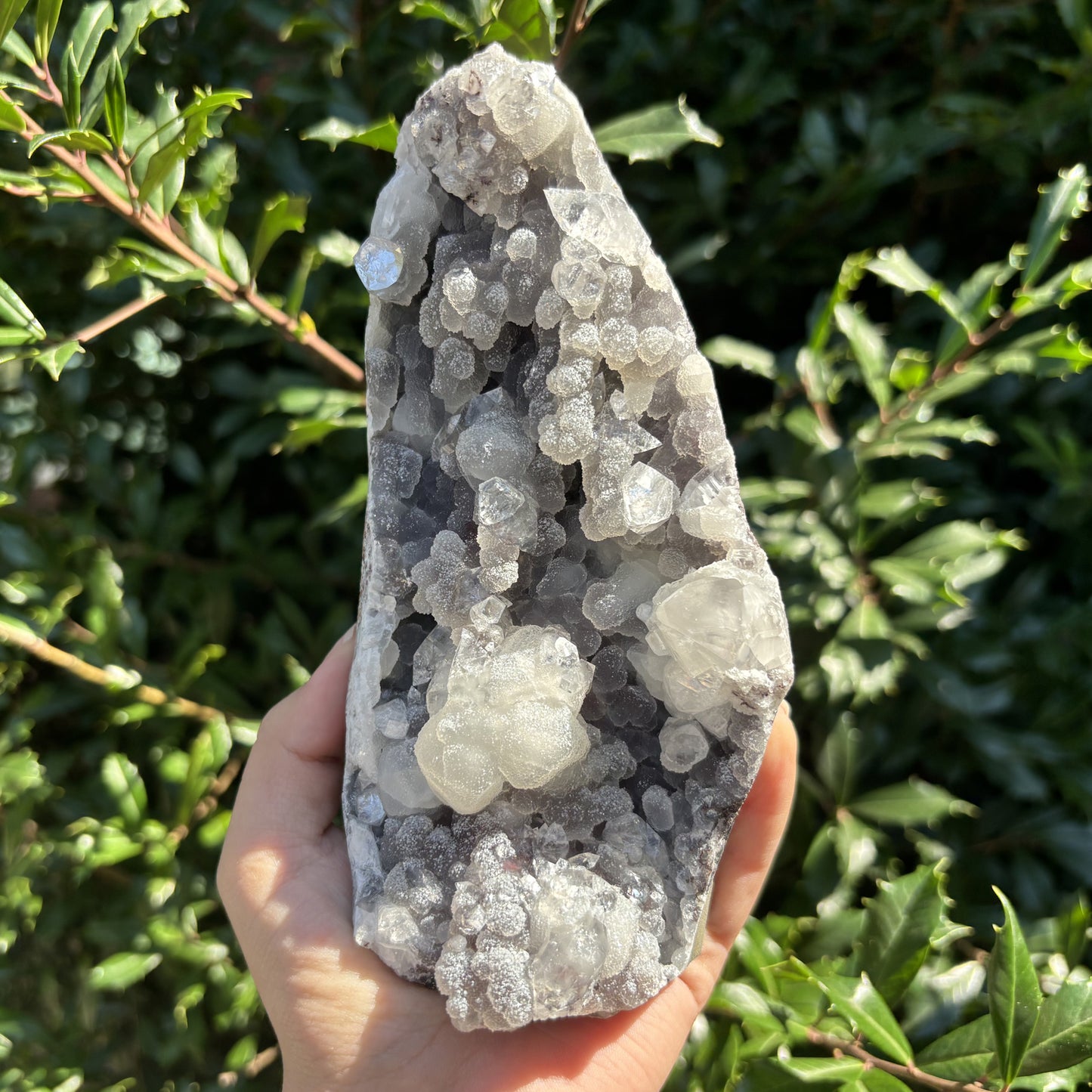 Natural Calcite, Chalcedony & Apophyllite Mineral Specimen - Gem Avenue