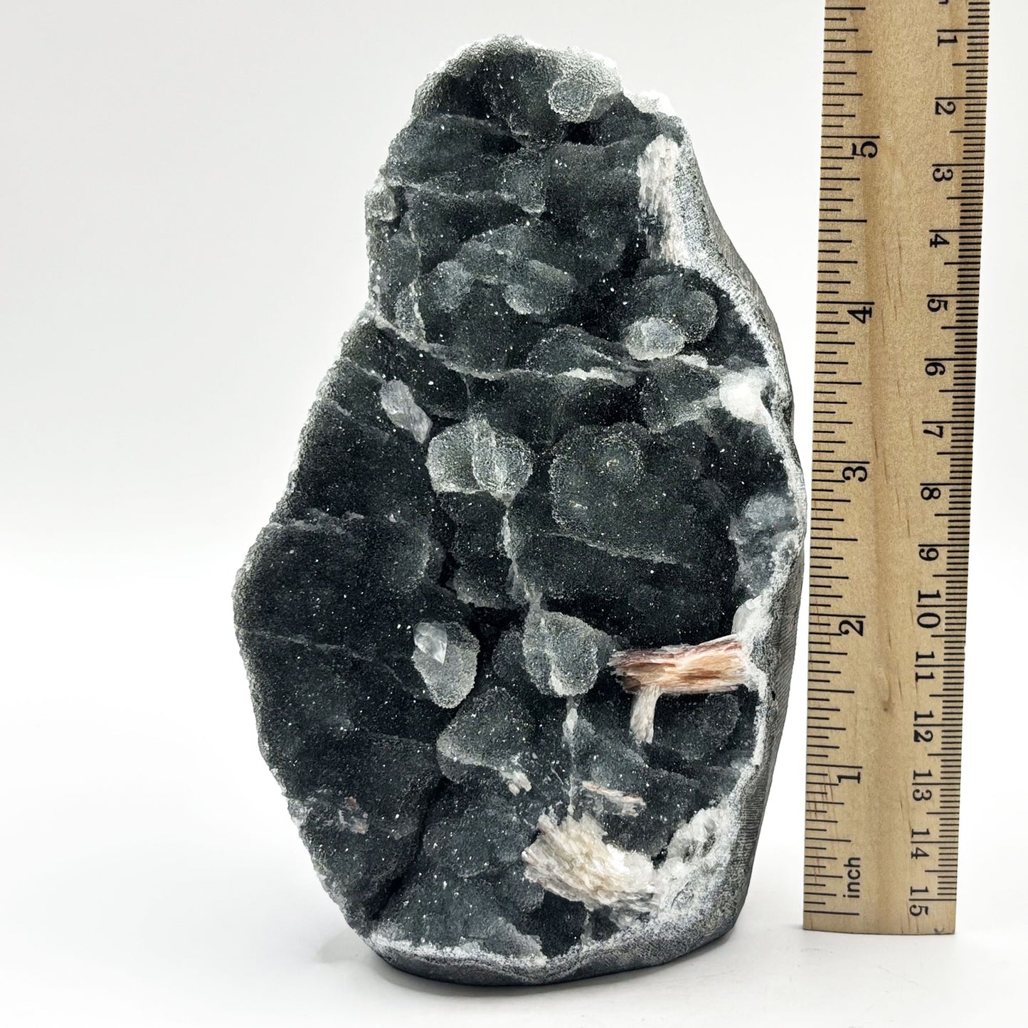 Natural Stilbite & Chalcedony Mineral Specimen - Gem Avenue