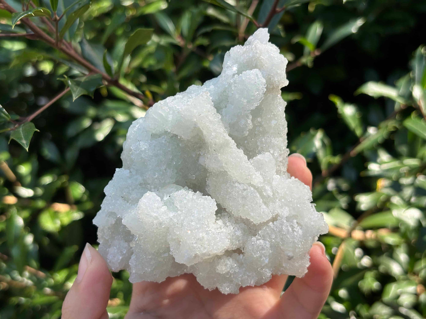 Natural Prehnite Mineral Specimen Unique Crystal Cluster for Collectors, Healing Energy, and Decorative Display - RMI838