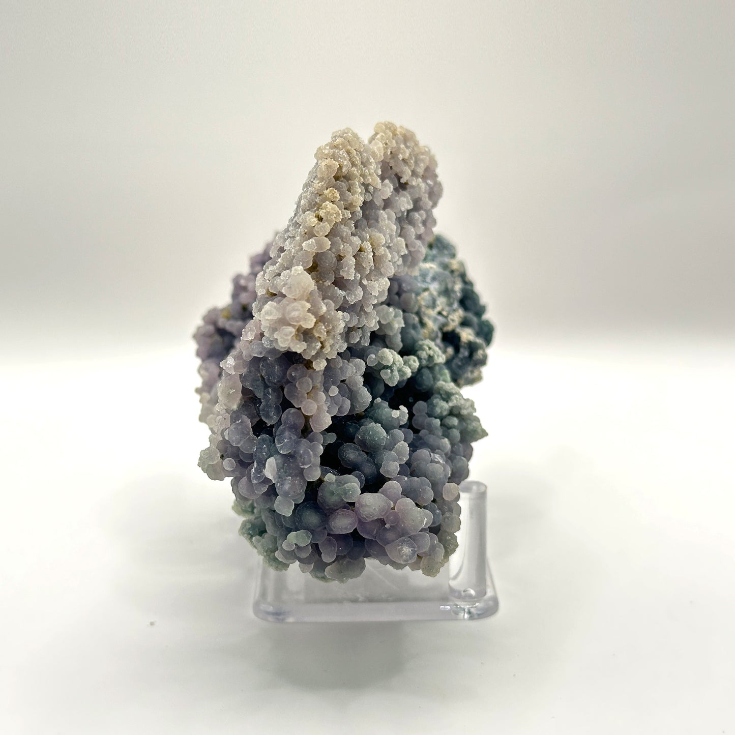 Natural Grape Agate Mineral Specimen with Stunning Purple Crystal Clusters for Healing & Decorative Display - RMI851