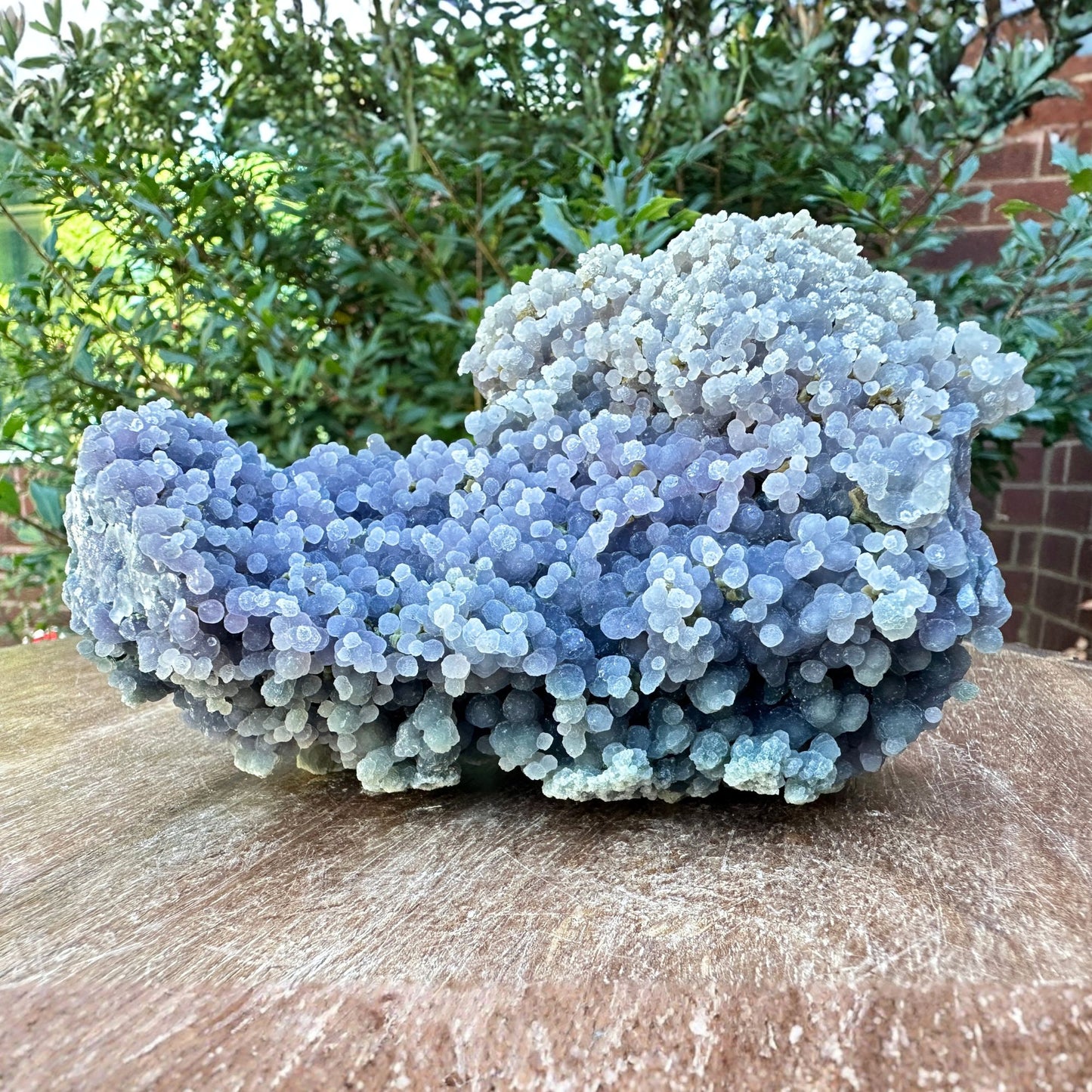 Natural Grape Agate Mineral Specimen with Stunning Purple Crystal Clusters for Healing & Decorative Display - RMI851