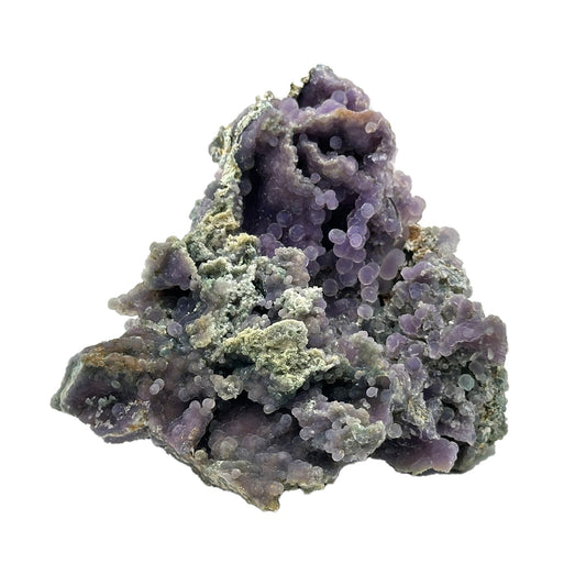 Natural Purple Grape Agate Mineral Specimen with Unique Crystal Formations for Energy Healing, Meditation & Home Decor - RMI855