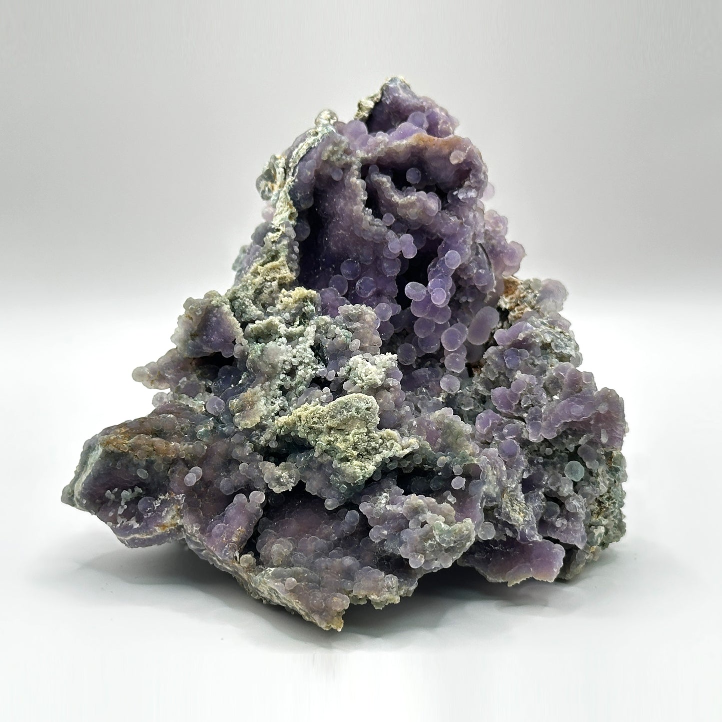 Natural Purple Grape Agate Mineral Specimen with Unique Crystal Formations for Energy Healing, Meditation & Home Decor - RMI855
