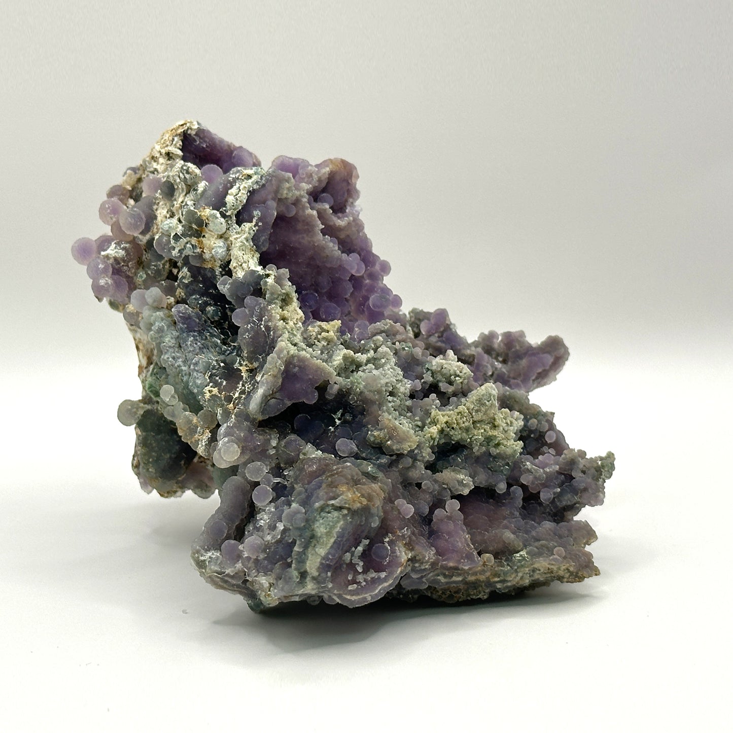 Natural Purple Grape Agate Mineral Specimen with Unique Crystal Formations for Energy Healing, Meditation & Home Decor - RMI855