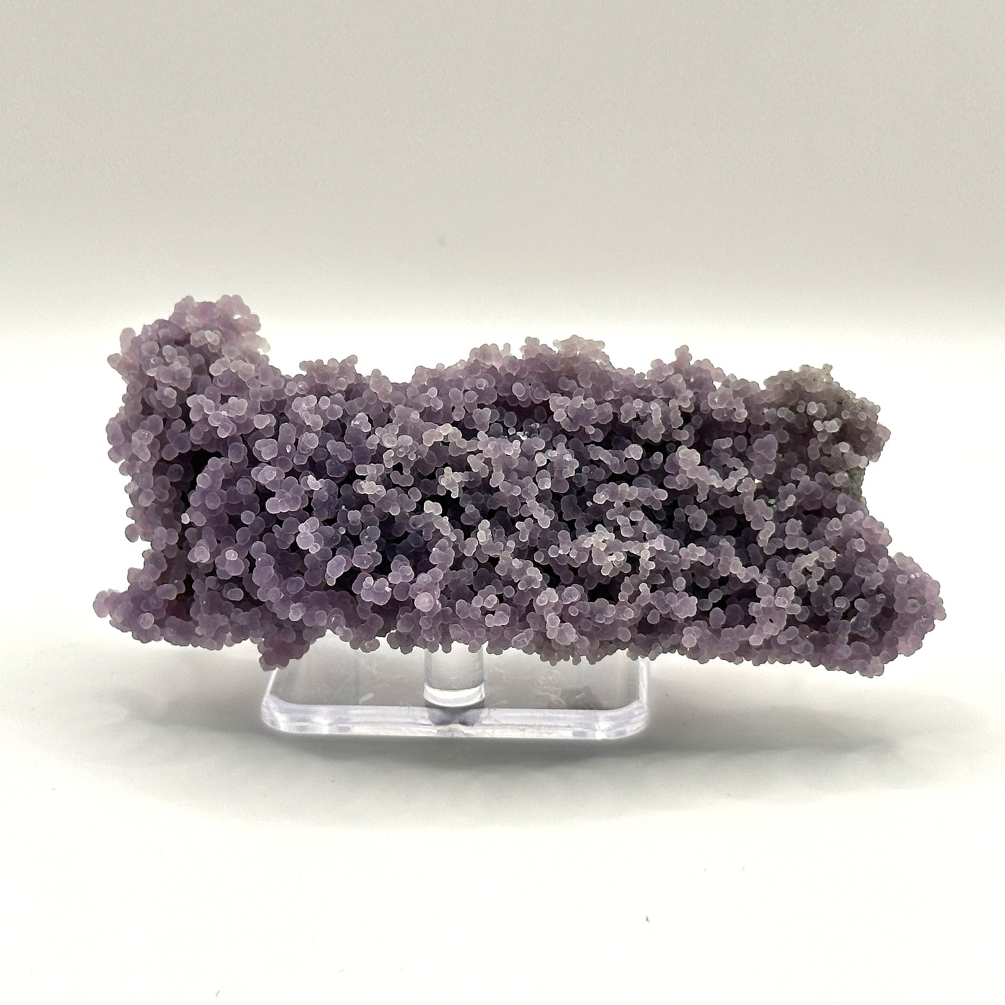 Natural Purple Grape Agate Mineral Specimen with Beautiful Crystal Formations for Energy Healing & Home Decor - RMI856