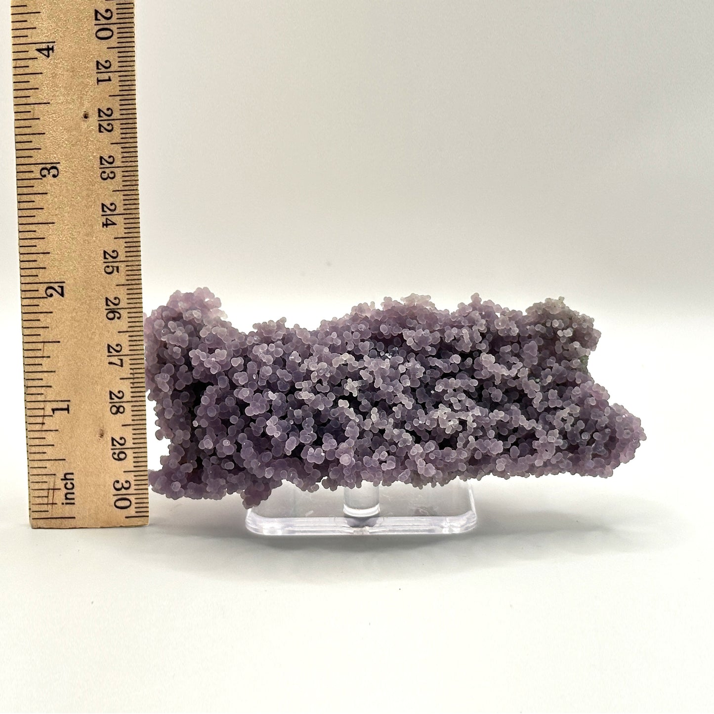 Natural Purple Grape Agate Mineral Specimen with Beautiful Crystal Formations for Energy Healing & Home Decor - RMI856