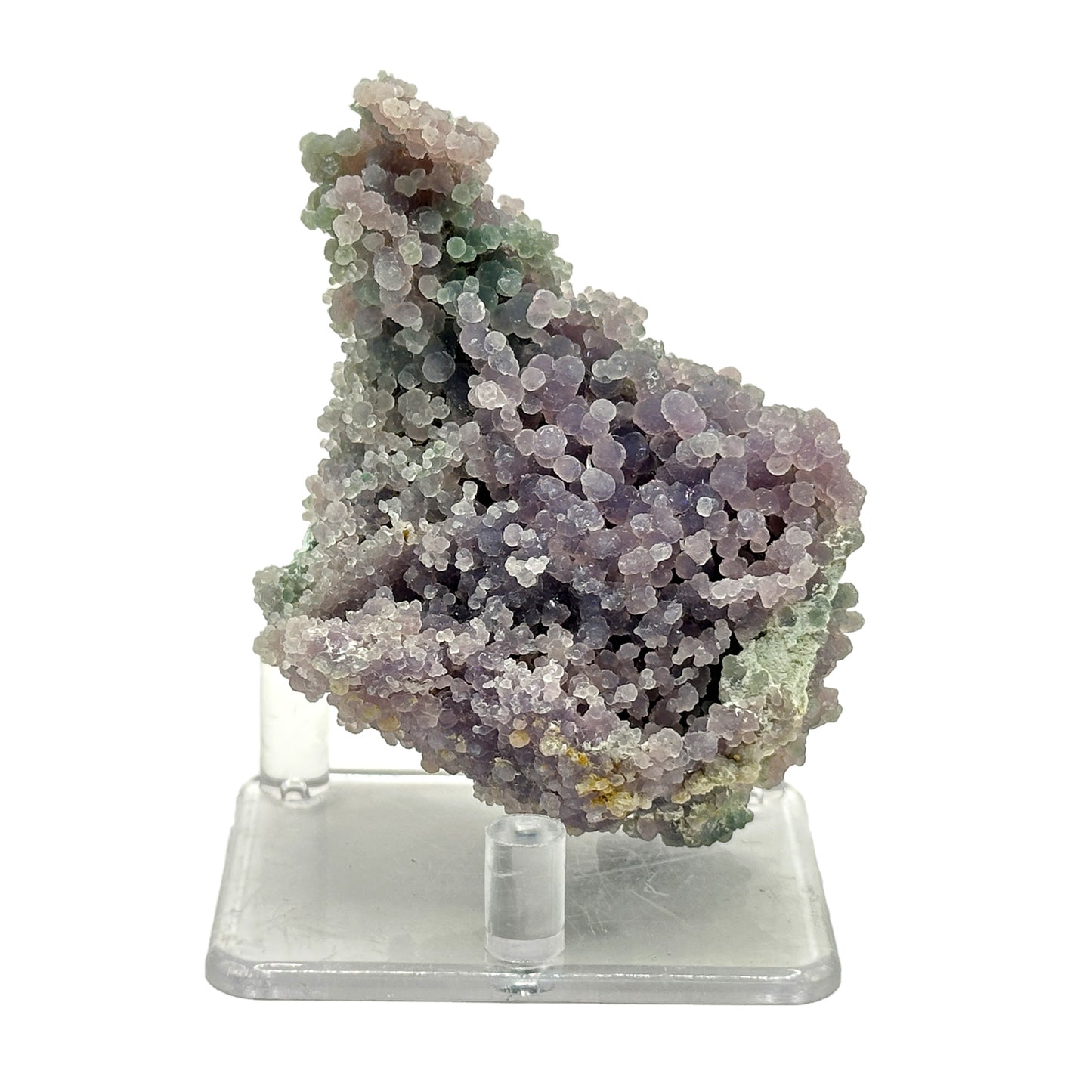 Natural Purple Grape Agate Mineral Specimen with Unique Crystal Formations for Energy Healing, Meditation & Home Decor - RMI857