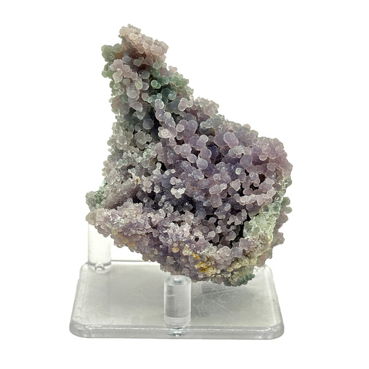 Natural Purple Grape Agate Mineral Specimen with Unique Crystal Formations for Energy Healing, Meditation & Home Decor - RMI857