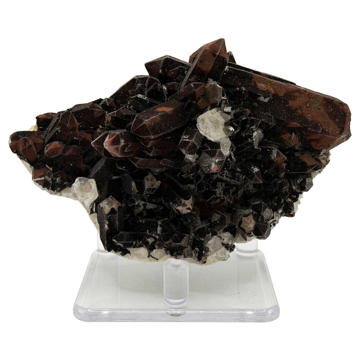 Natural Quartz with Hematite Mineral Specimen - Gem Avenue Retail