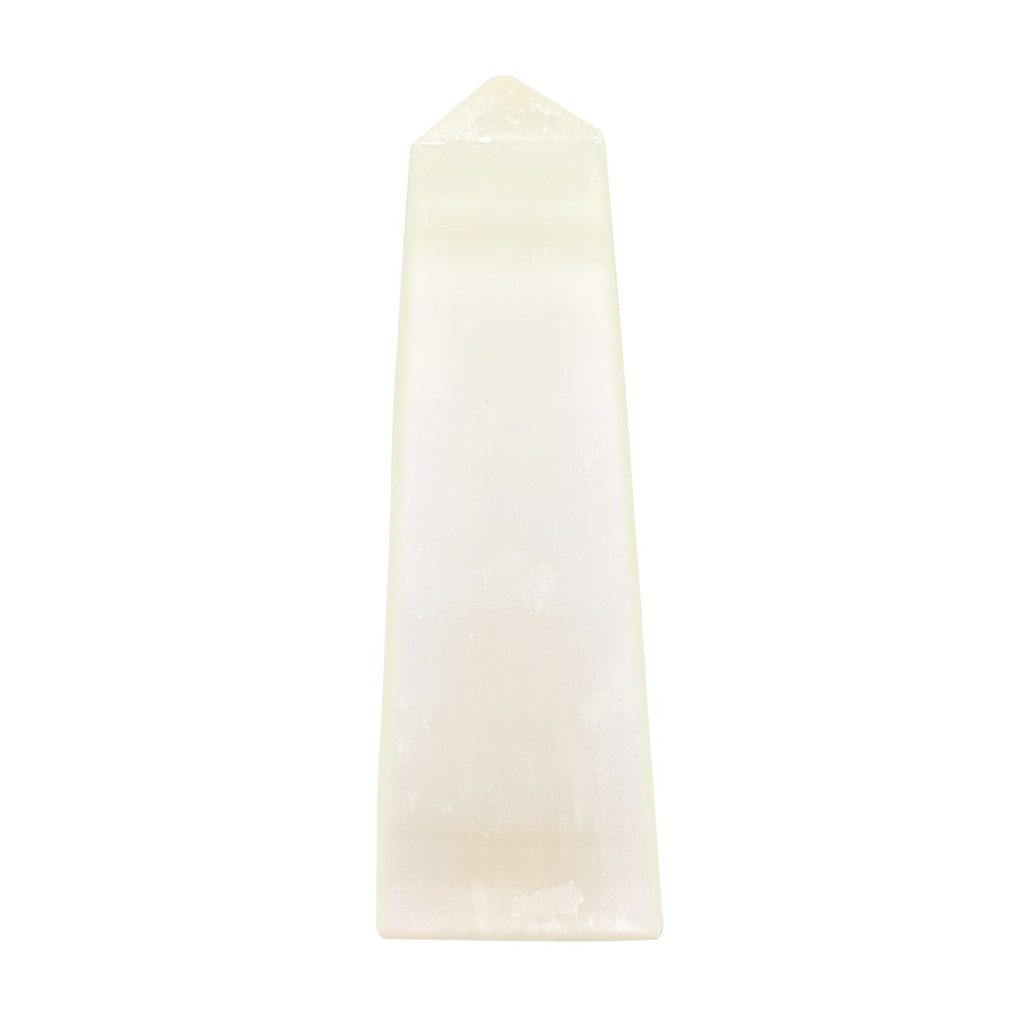 Natural Honey Calcite Crystal Obelisk Tower Point Healing Stone for Energy, Focus, Motivation & Spiritual Growth - RPO472