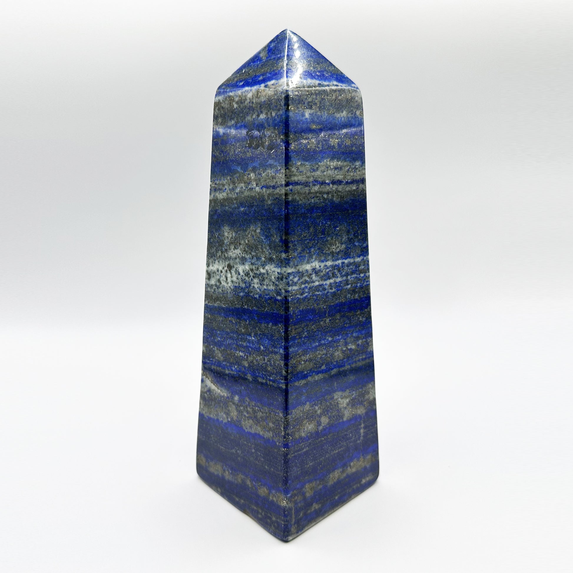 Natural Lapis Lazuli Polished Tower  - Gem Avenue
