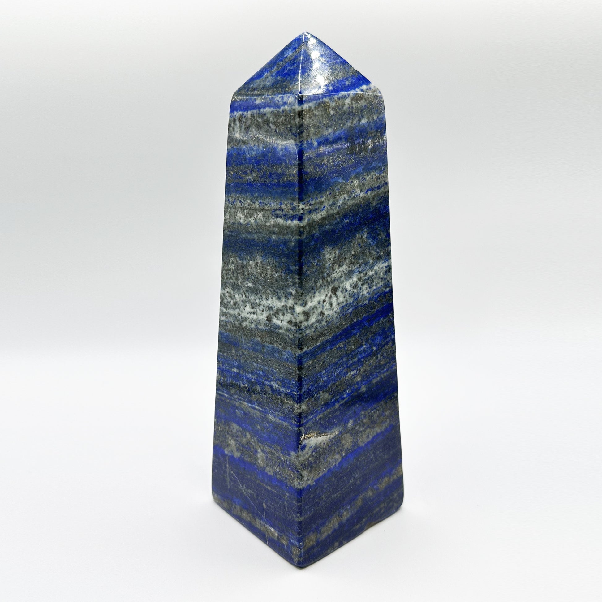 Natural Lapis Lazuli Polished Tower  - Gem Avenue