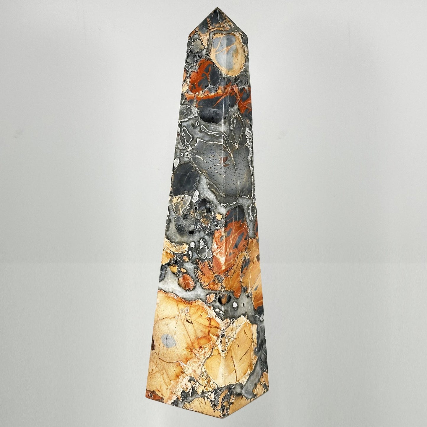 Natural Maligano Jasper Polished Tower - Gem Avenue