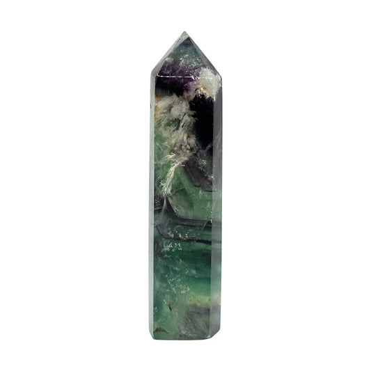 Natural Fluorite Polished Tower - Gem Avenue