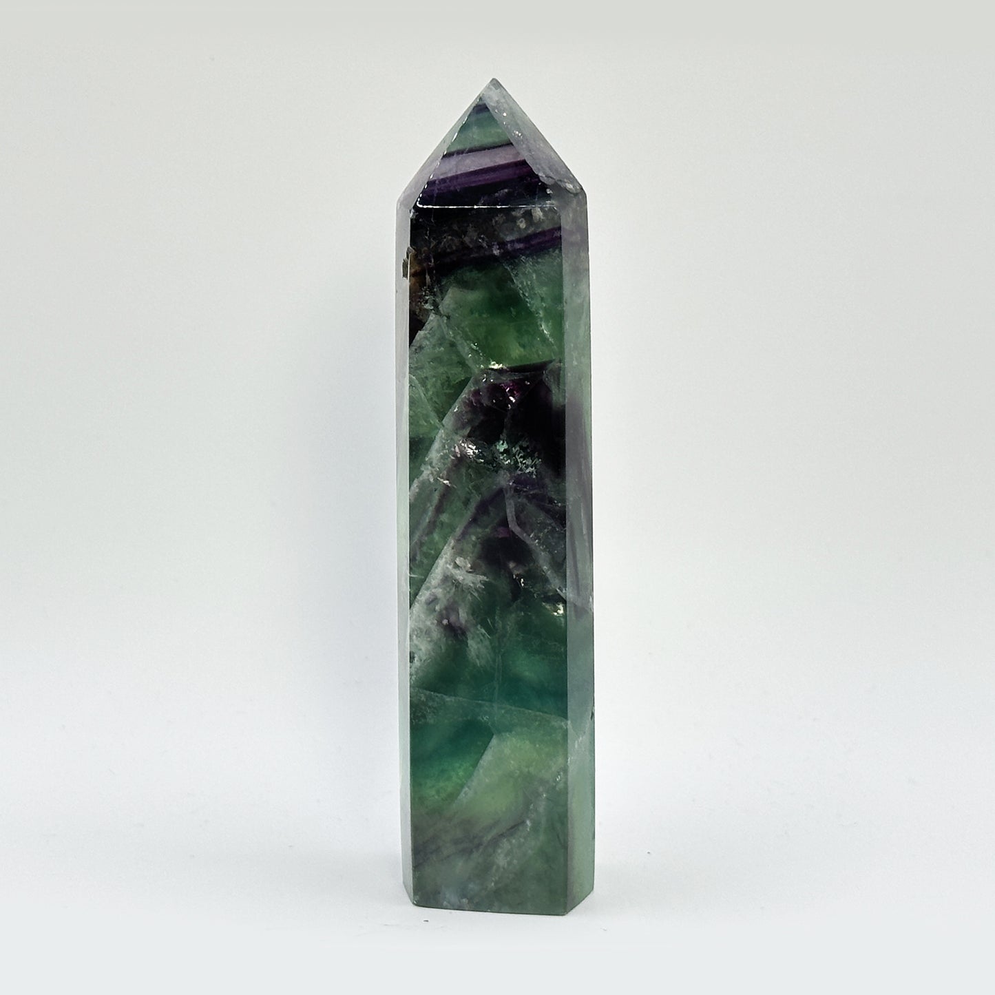 Natural Fluorite Polished Tower - Gem Avenue