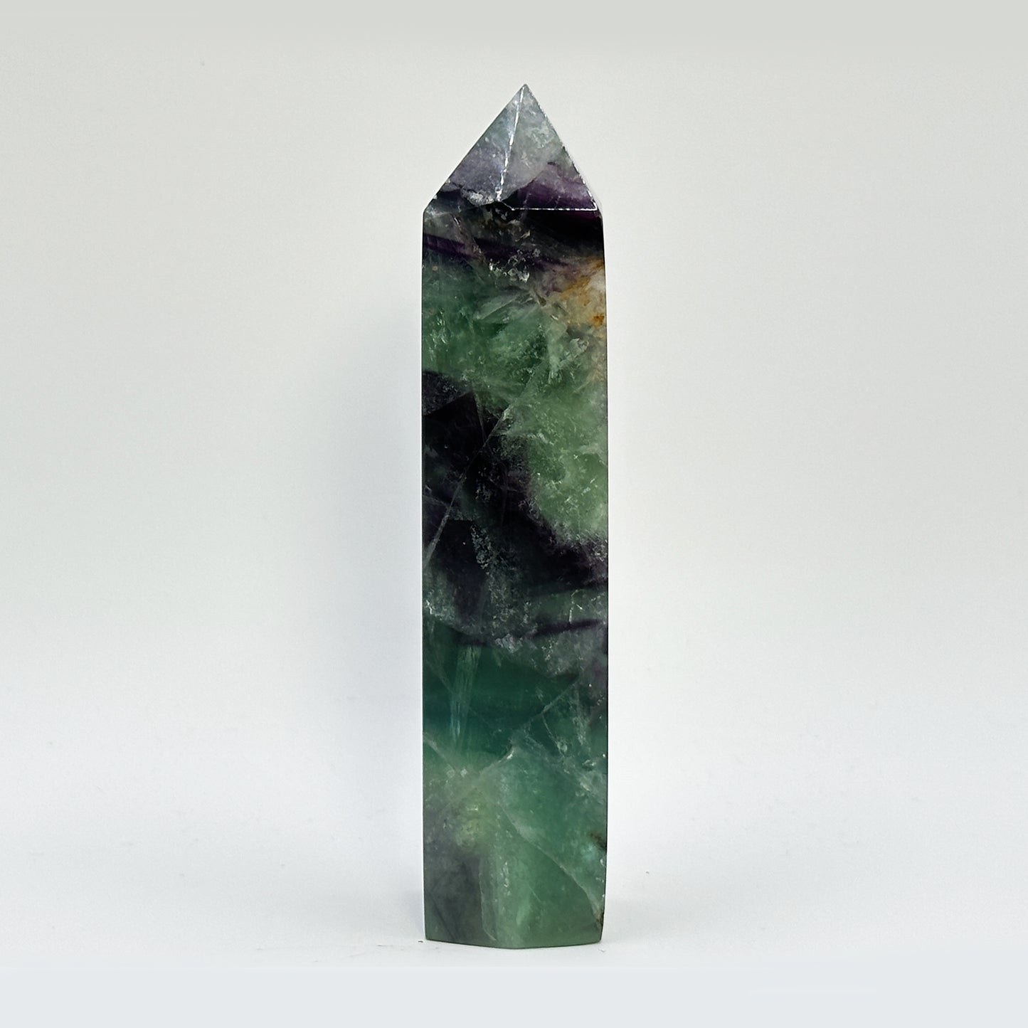 Natural Fluorite Polished Tower - Gem Avenue