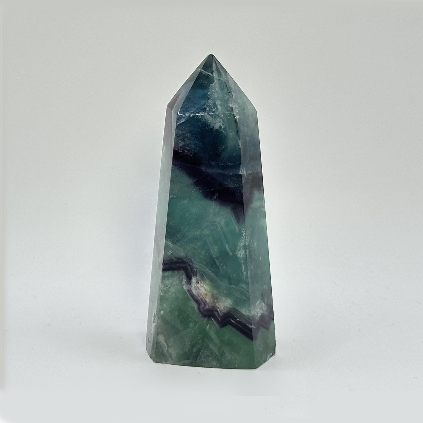 Natural Fluorite Polished Tower - Gem Avenue