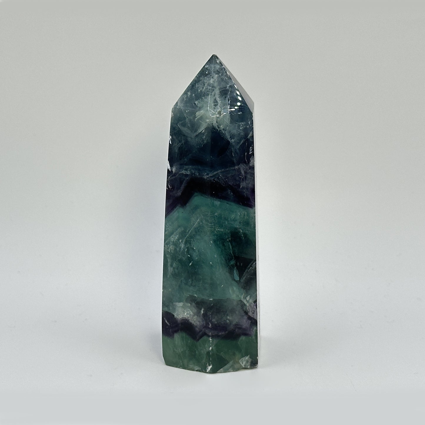 Natural Fluorite Polished Tower - Gem Avenue