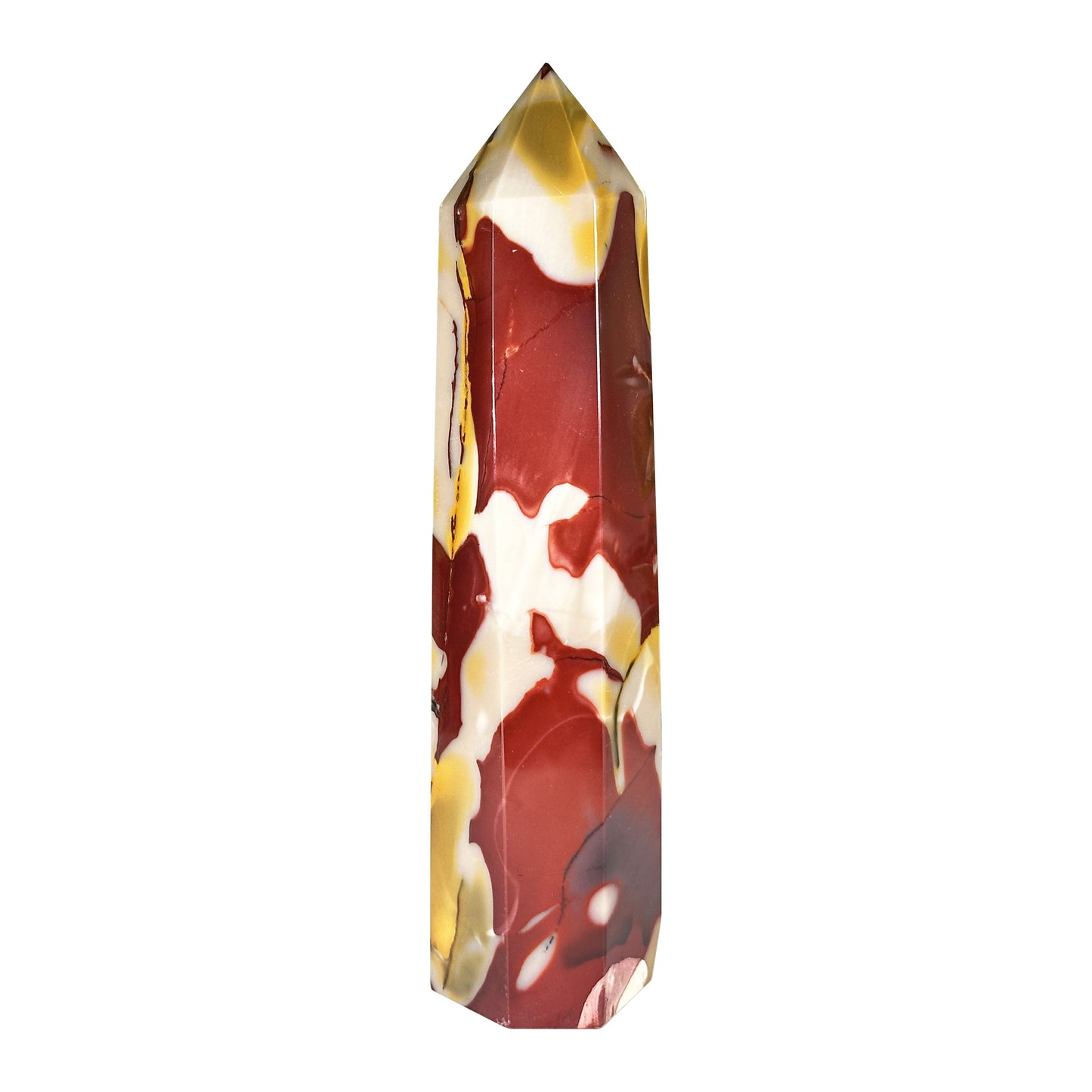 Natural Mookaite Crystal Obelisk Tower - Gem Avenue Retail
