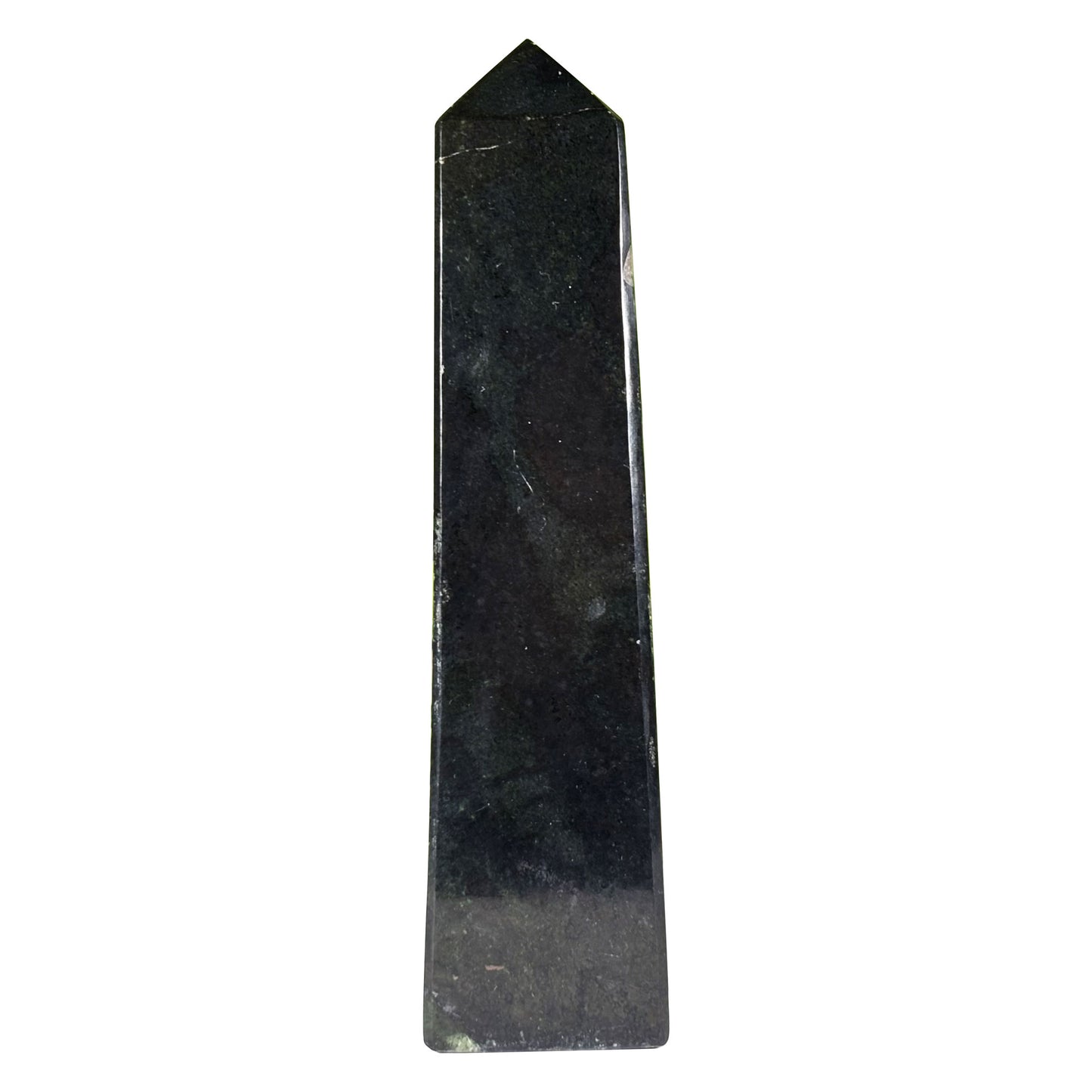 Natural Polished Serpentine Crystal Tower - Gem Avenue Retail