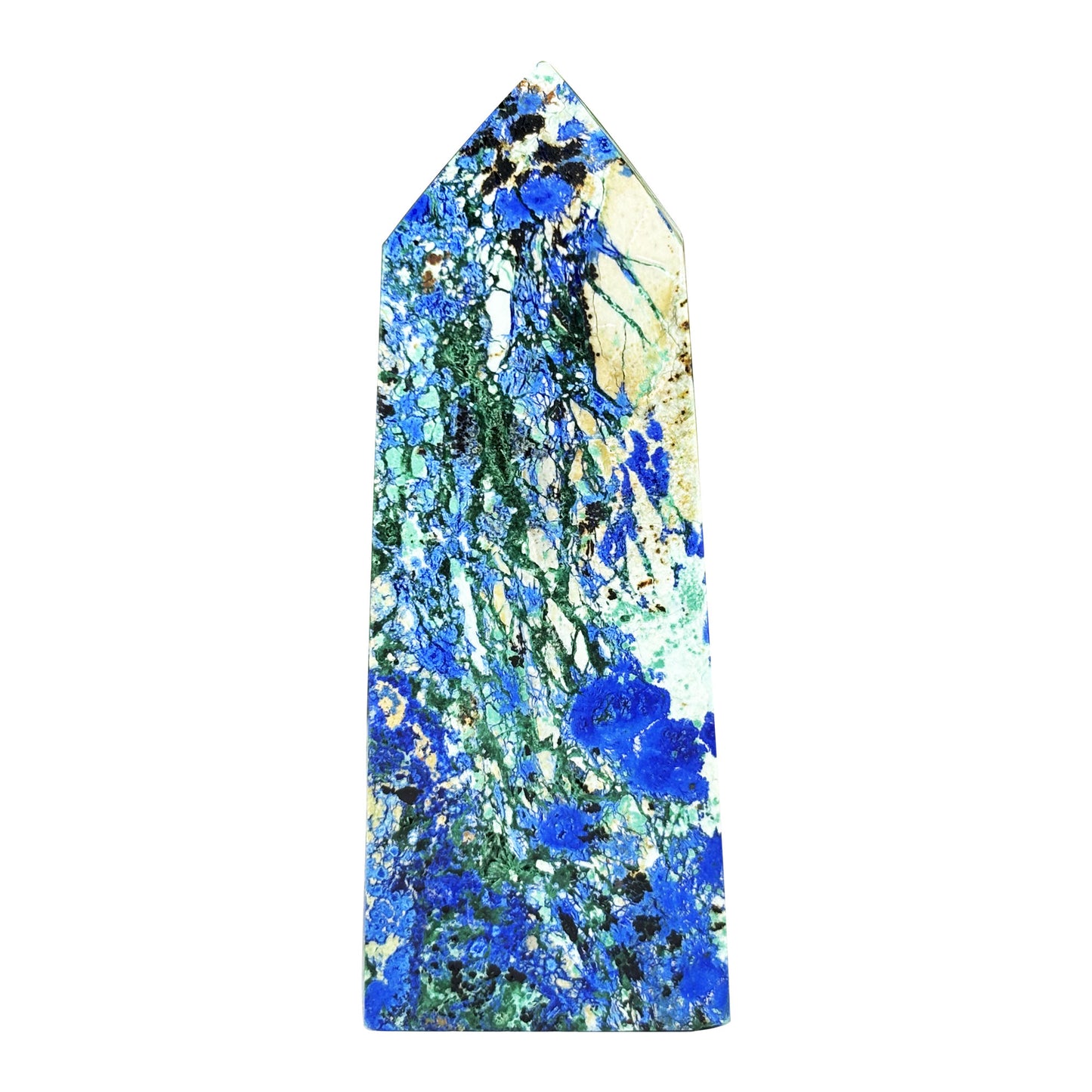 Azurite Malachite Crystal Tower - Gem Avenue Retail