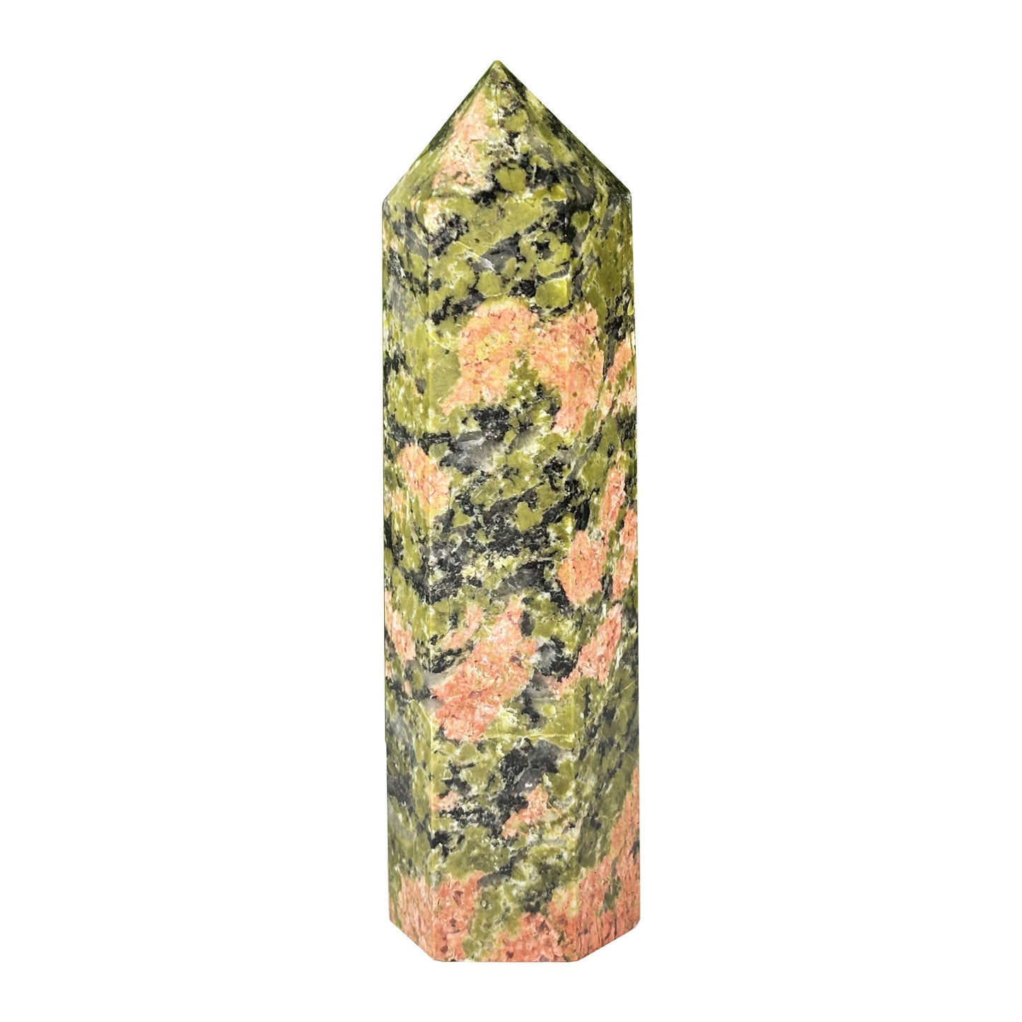 Unakite Crystal Tower - Gem Avenue Retail