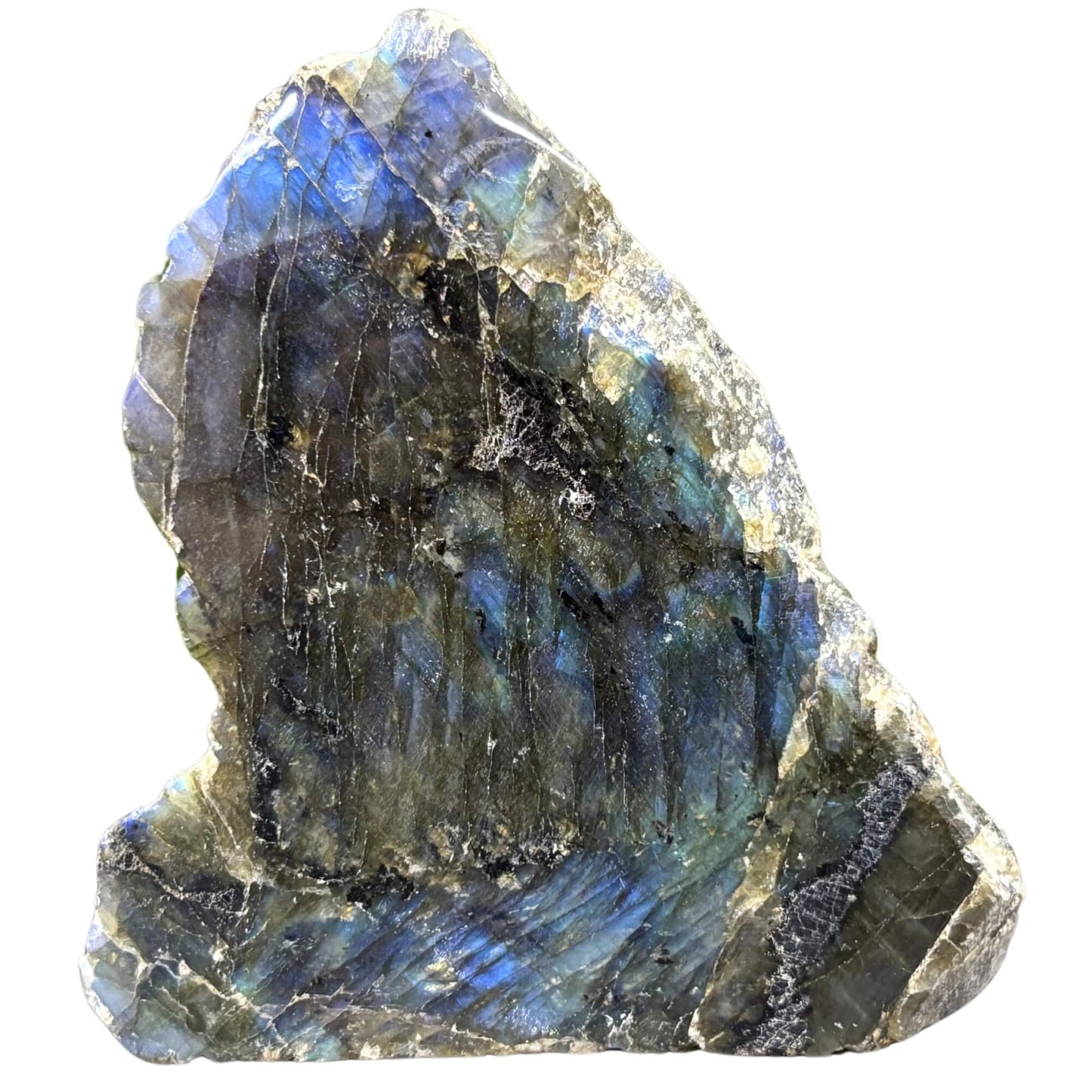 Labradorite Freeform Rock Natural Self-Standing Healing Crystal for Energy & Home Display - RPS459