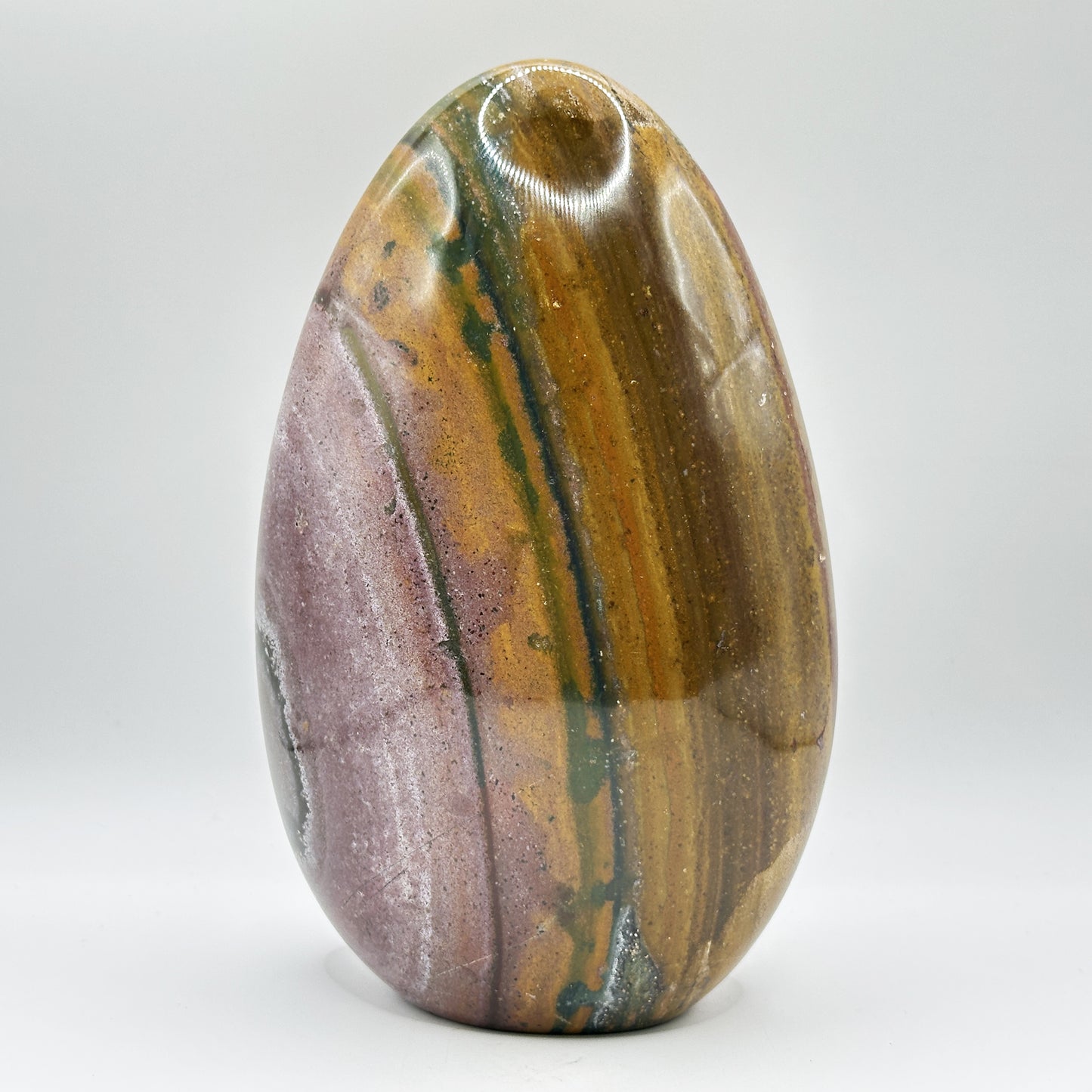 Natural Self-Standing Polished Sea Jasper Freeform - Gem Avenue