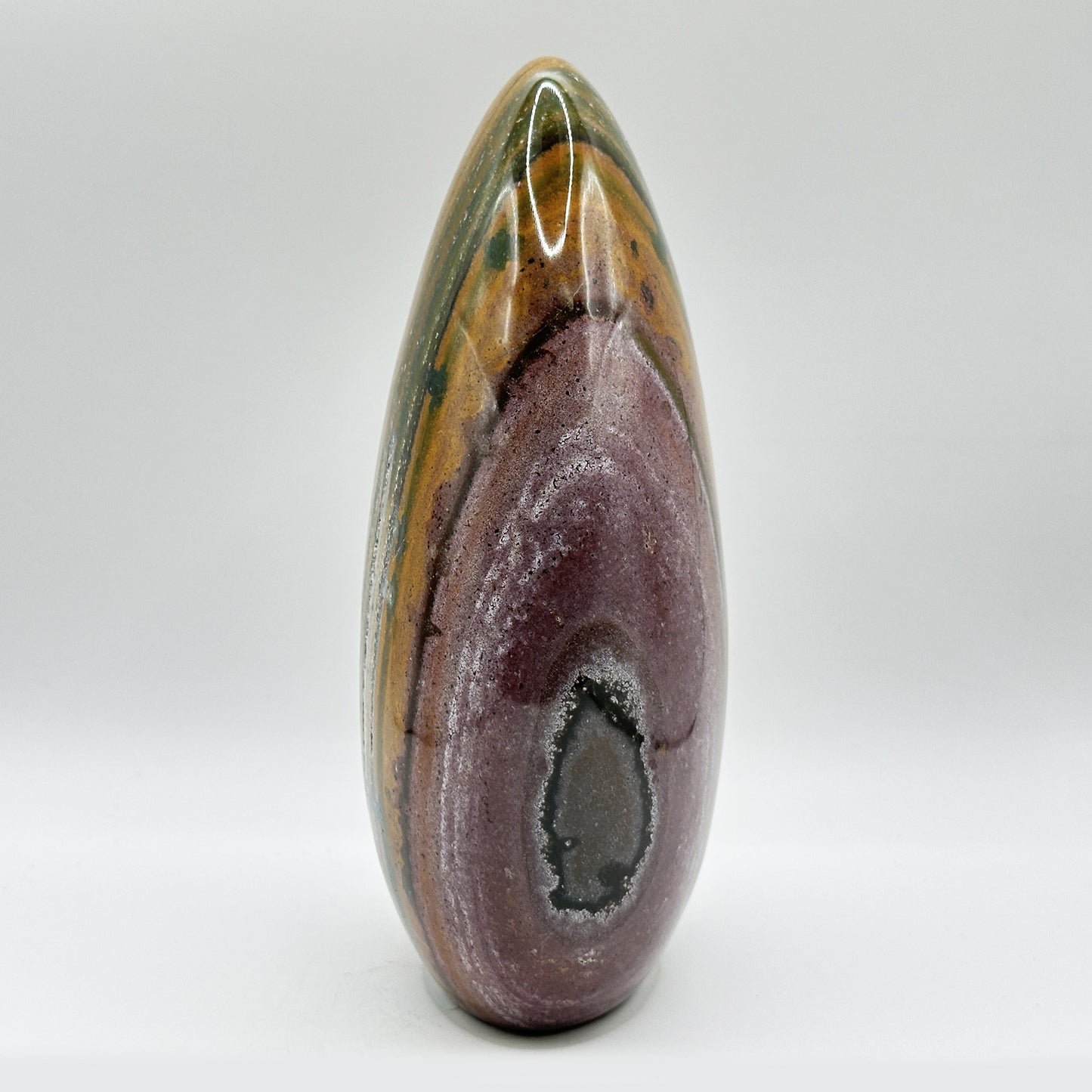 Natural Self-Standing Polished Sea Jasper Freeform - Gem Avenue